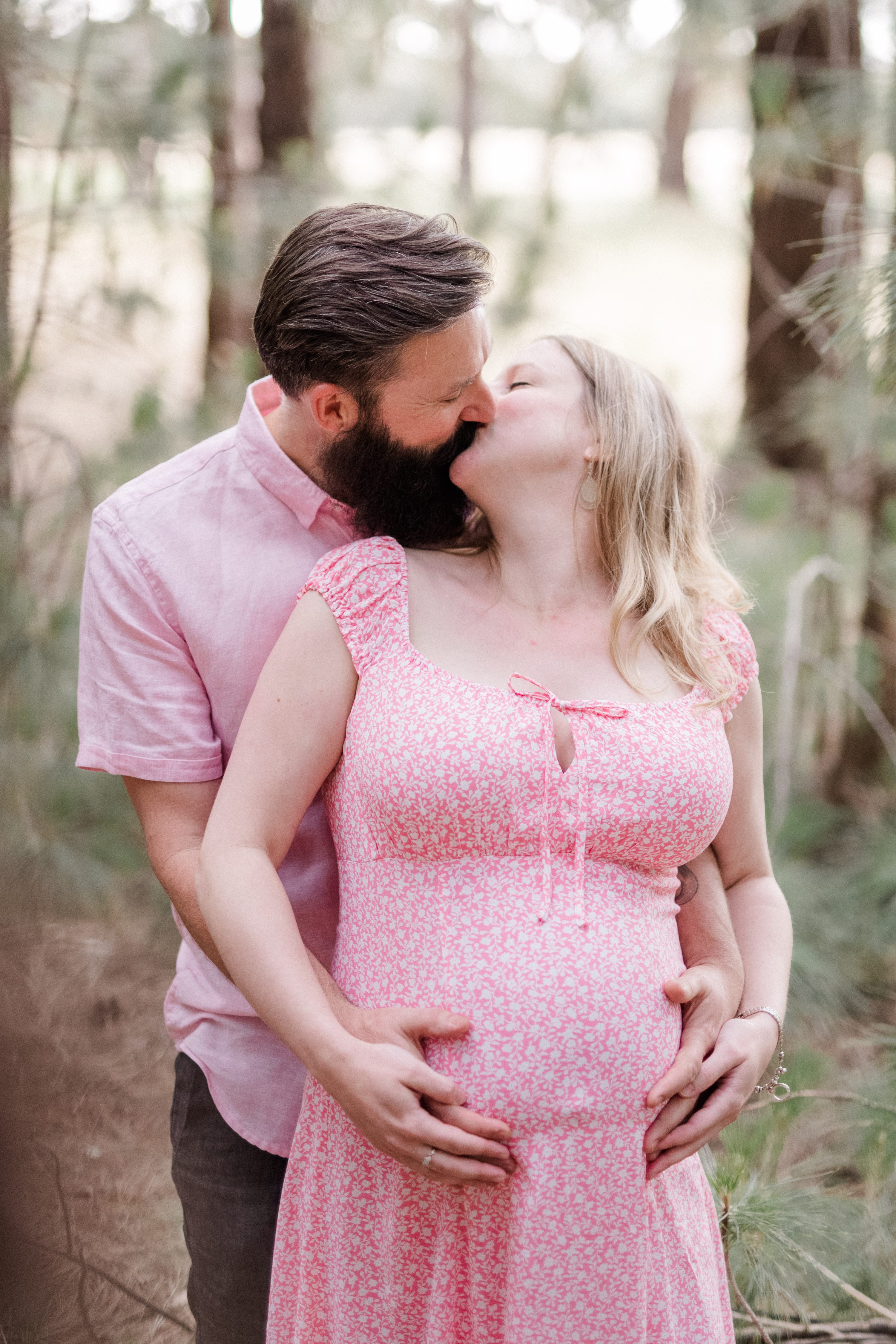 adelaide maternity session,forest maternity session