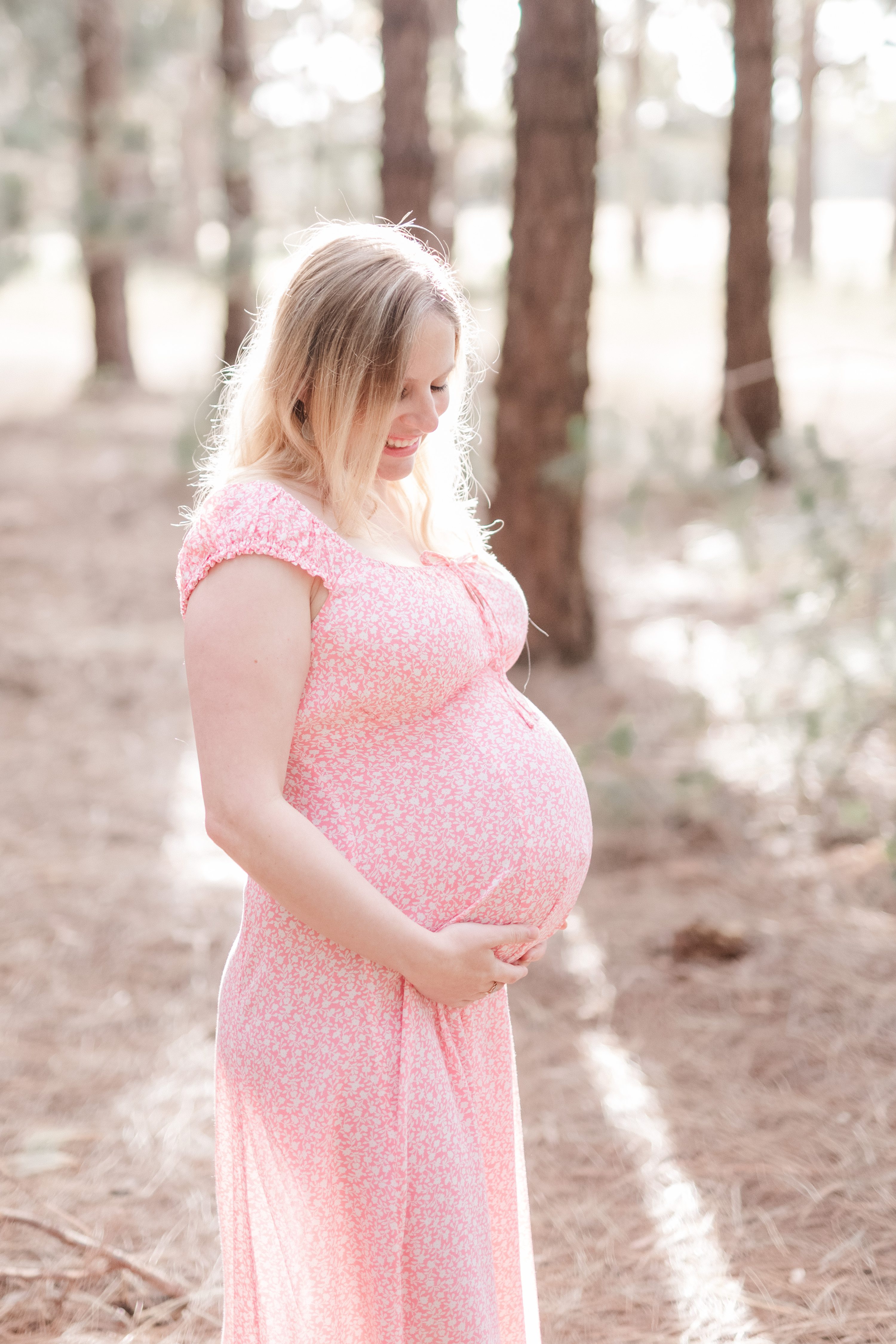 forest maternity session,