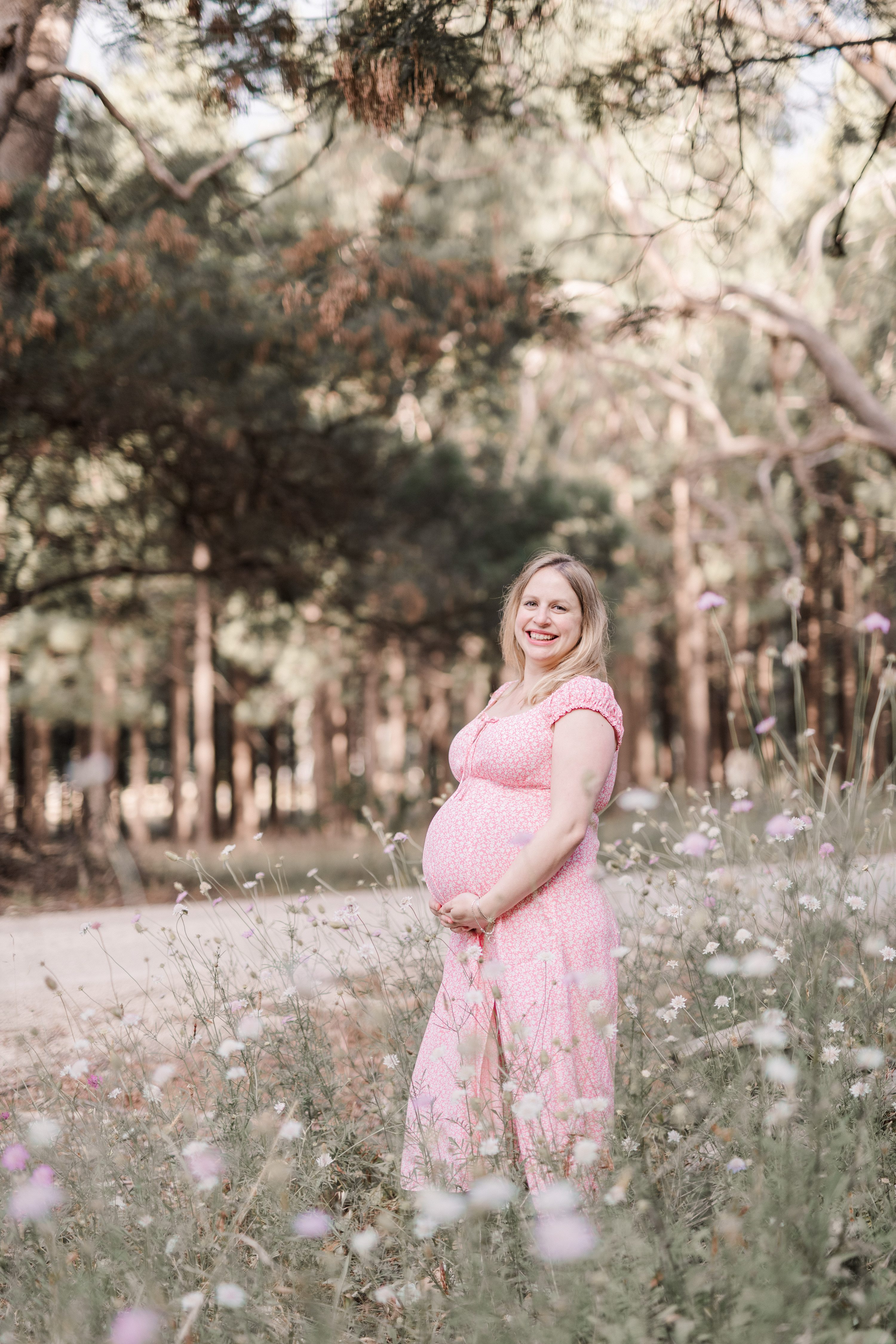 forest maternity session,adelaide hills maternity session