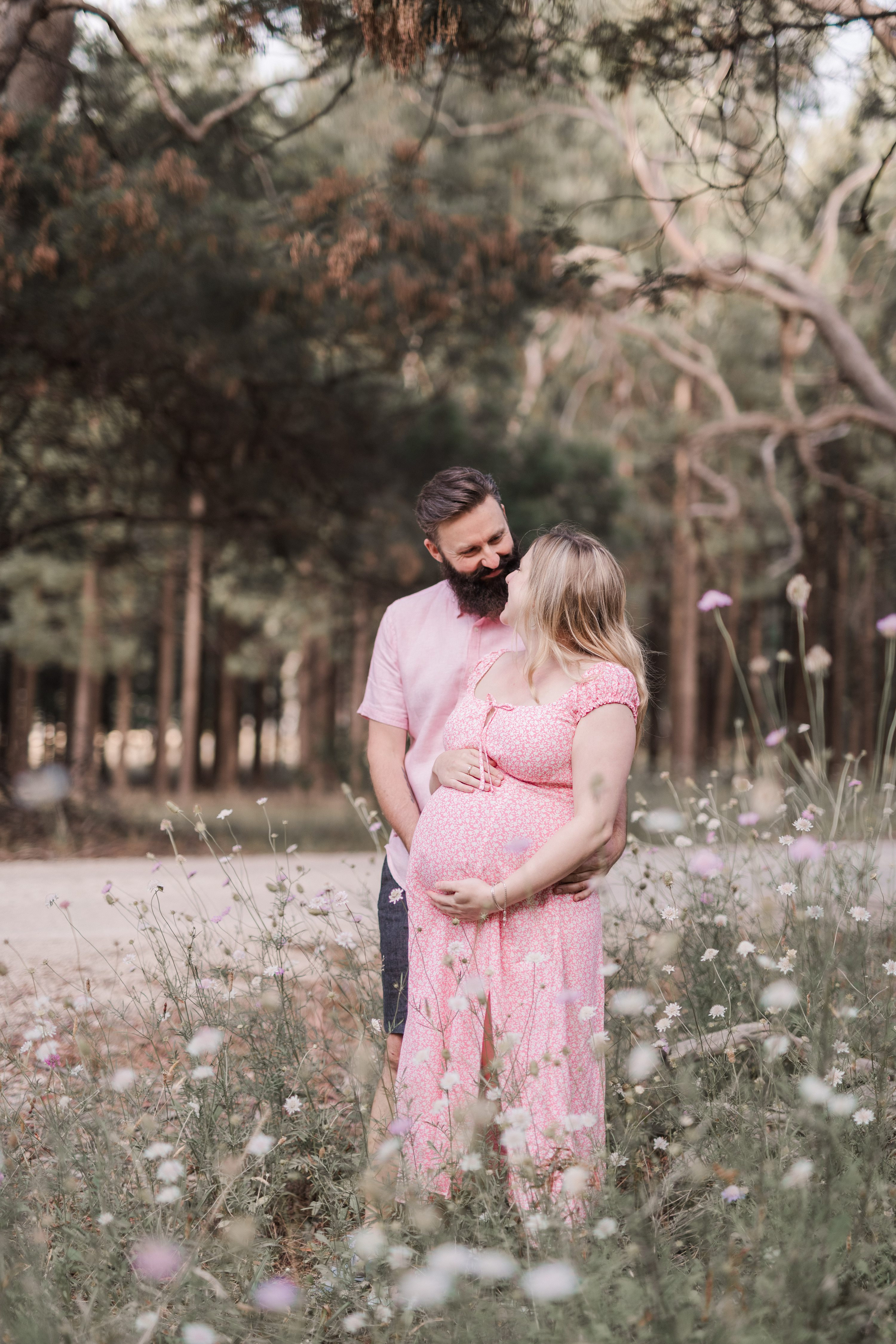 amanda kate photography,forest maternity session