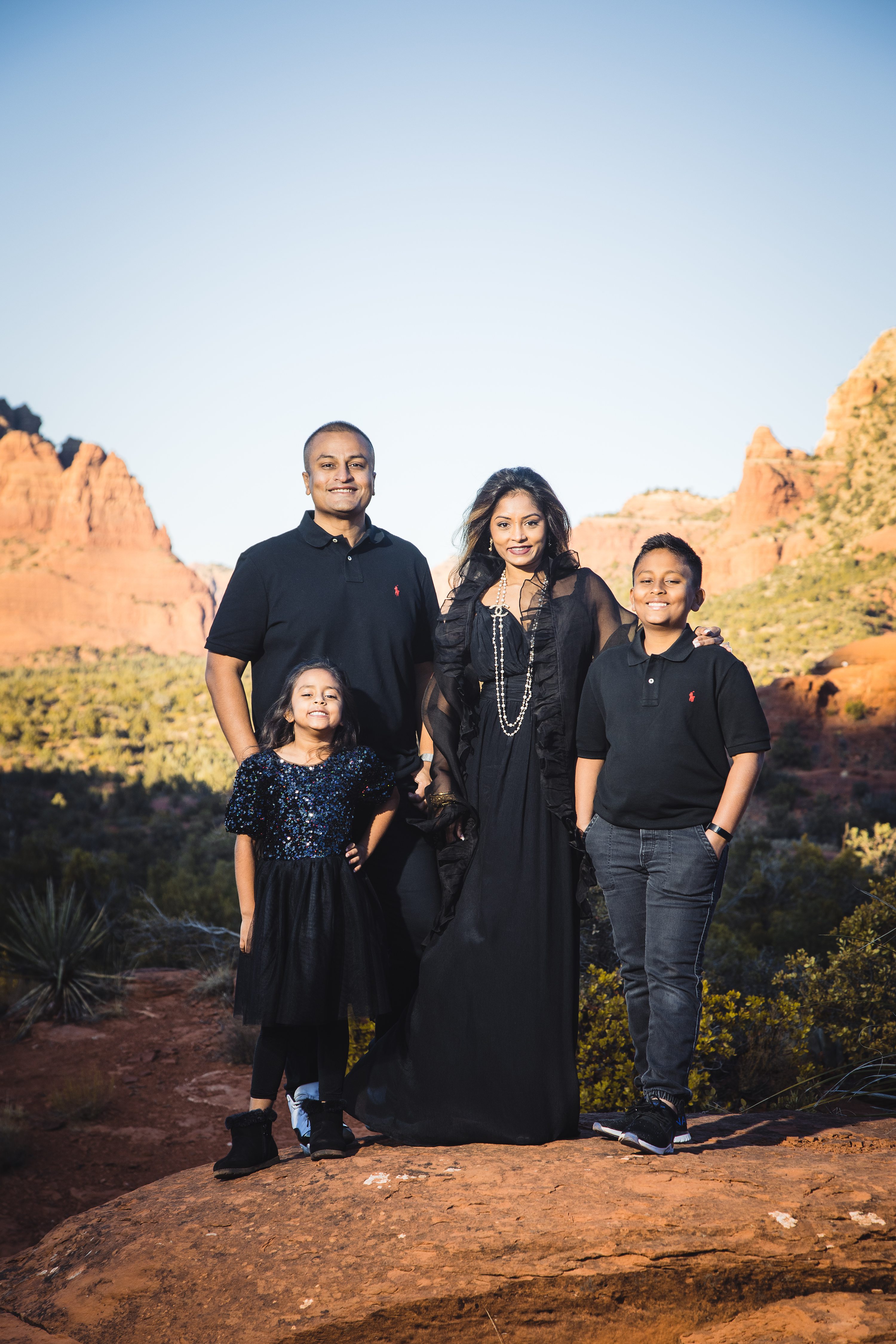 Sedona Family Photography,Sedona Sunset Family Photography Session