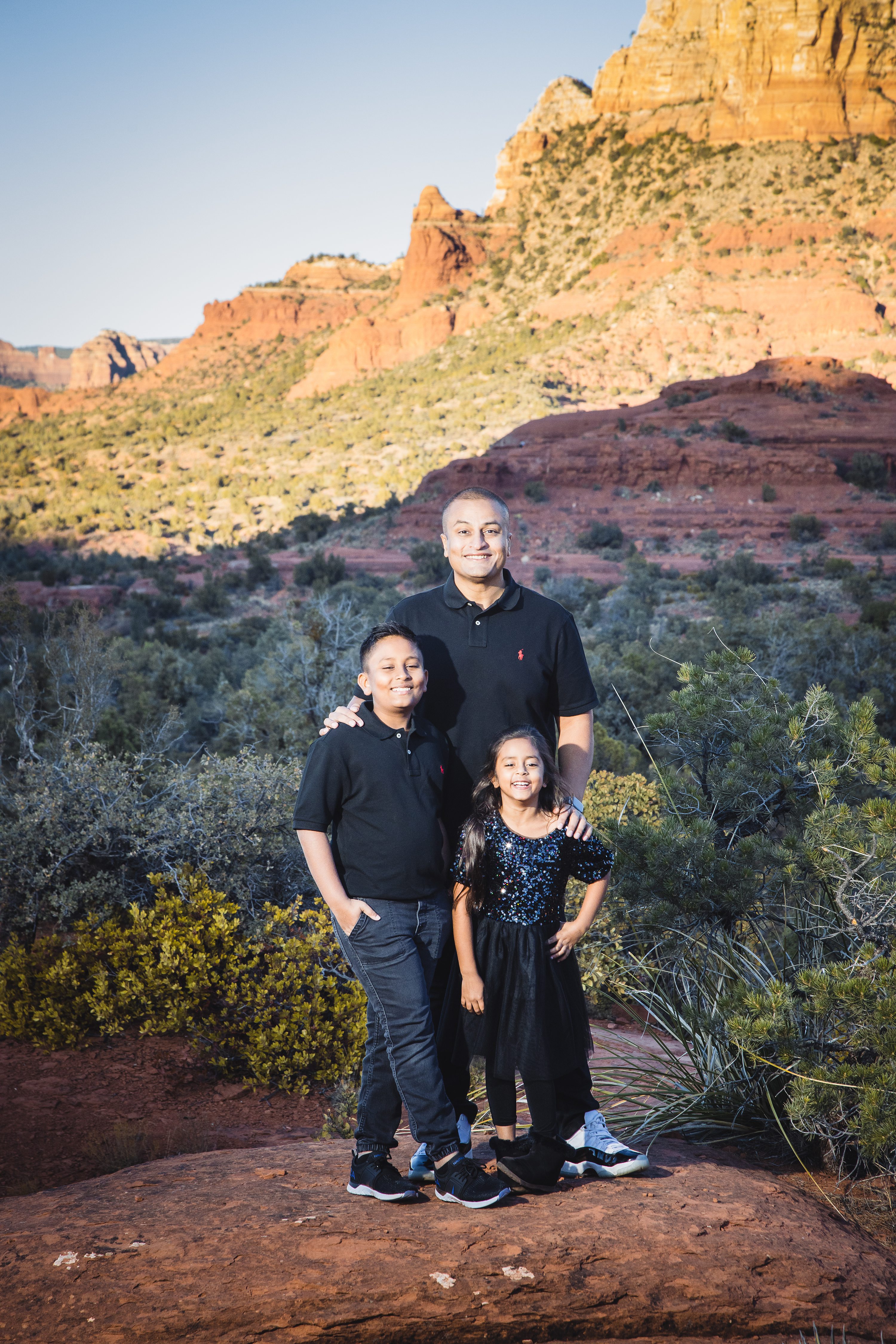 Arizona Family Photographer,Sedona Sunset Family Photography Session