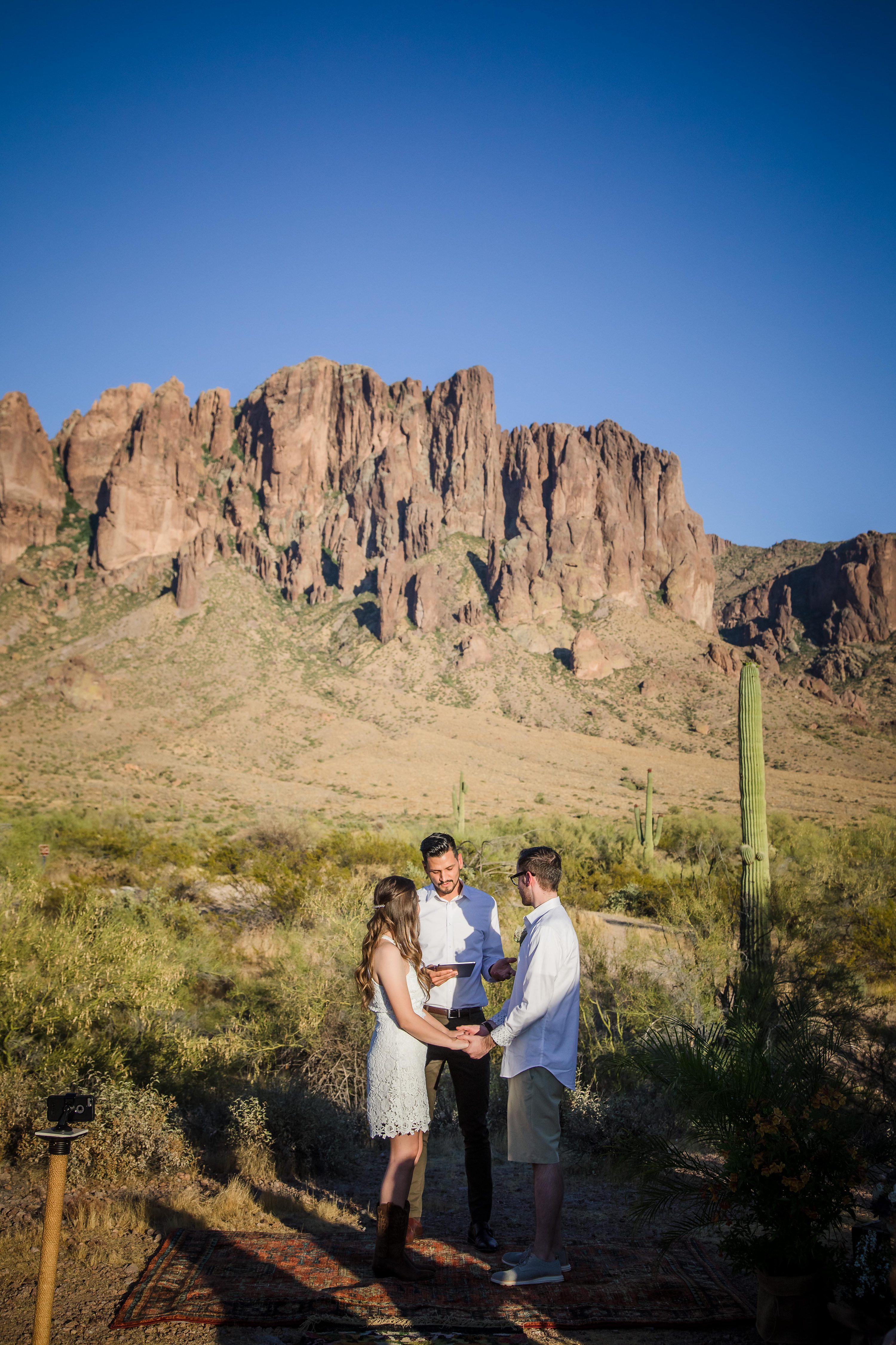 Lost Dutchman State Park Micro Wedding,Lost Dutchman State Park Elopement