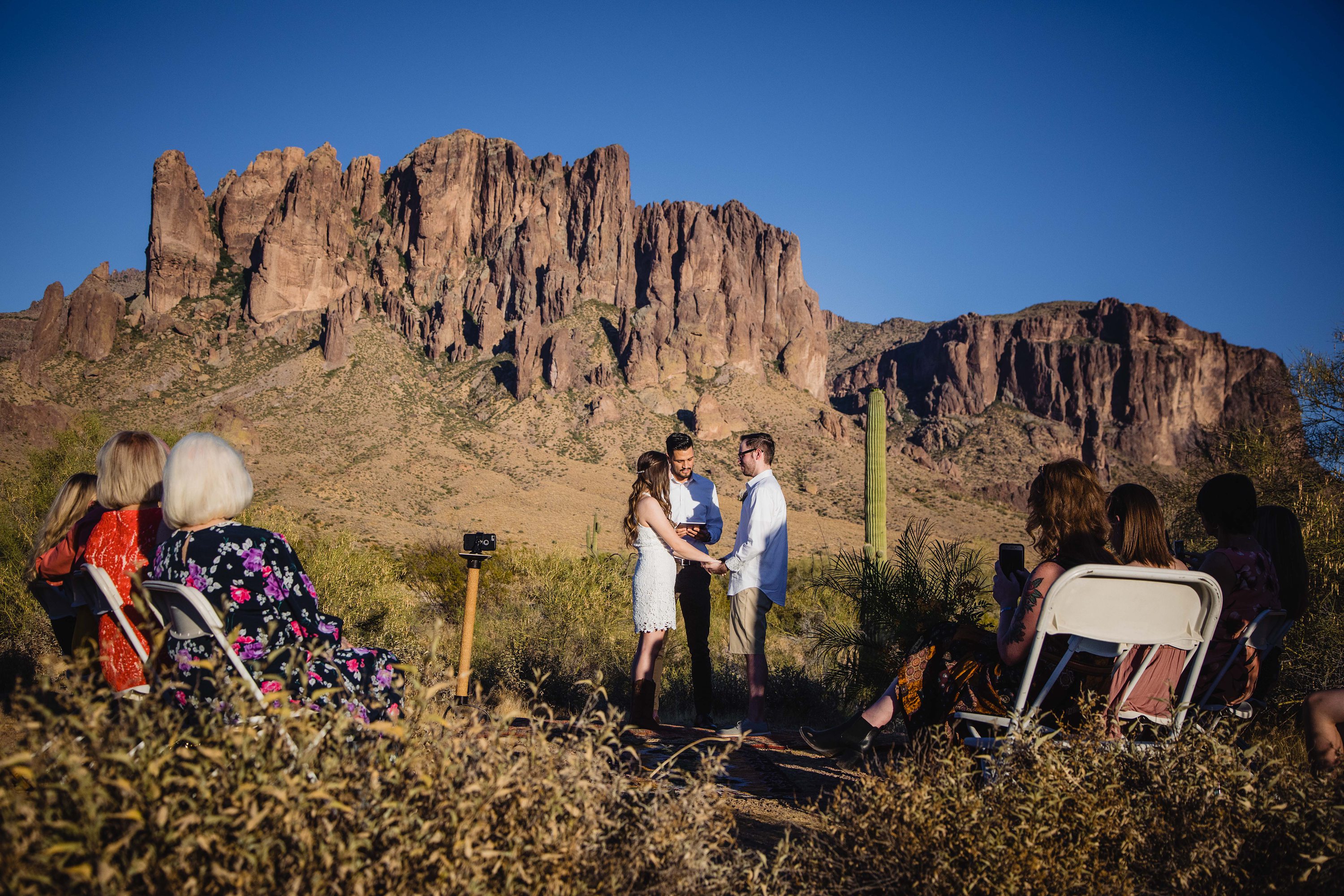 Lost Dutchman State Park Wedding,Flagstaff Elopement