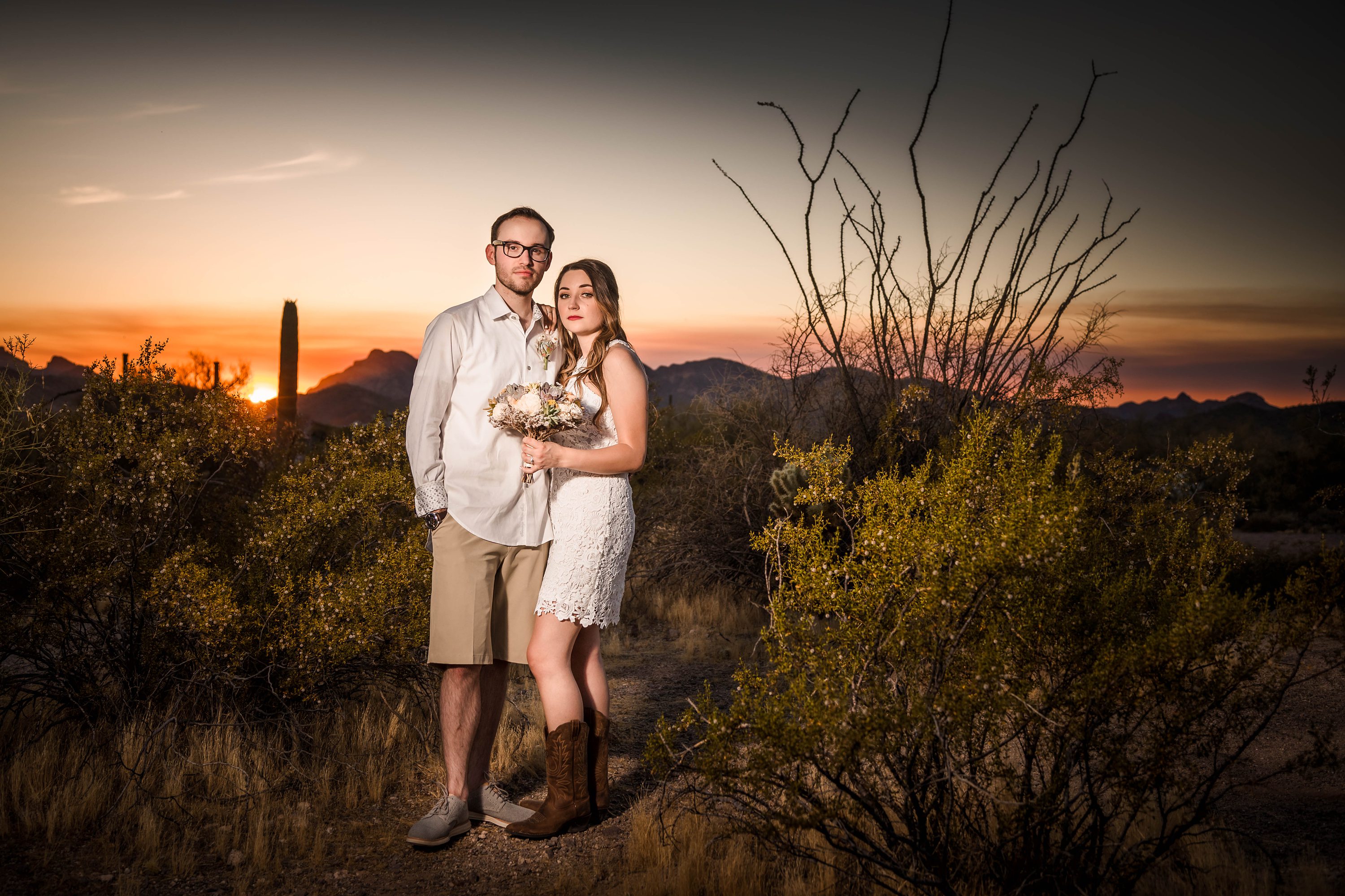 Lost Dutchman State Park Wedding,Arizona Micro Wedding