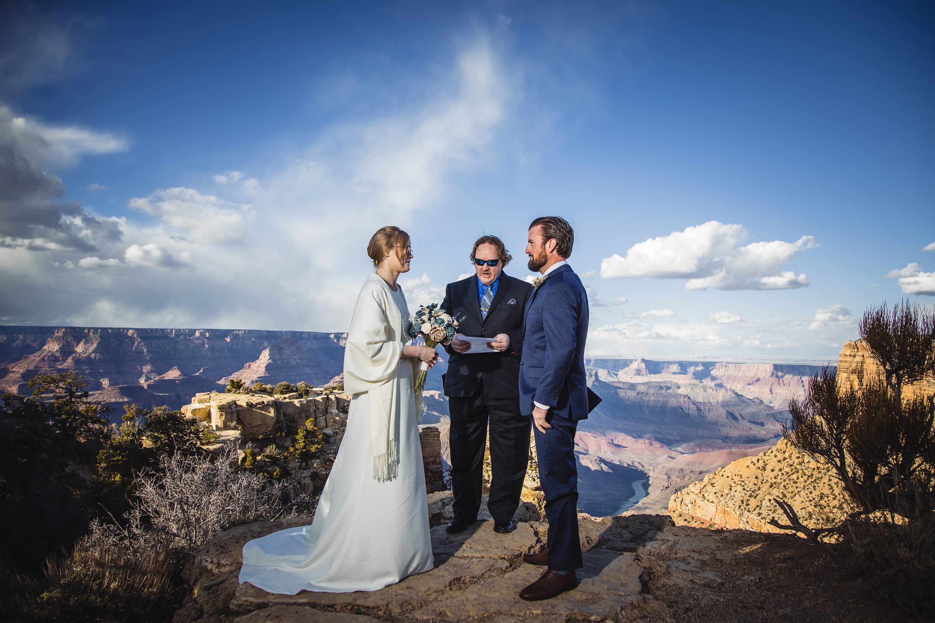 Small Grand Canyon Wedding,Arizona Elopement