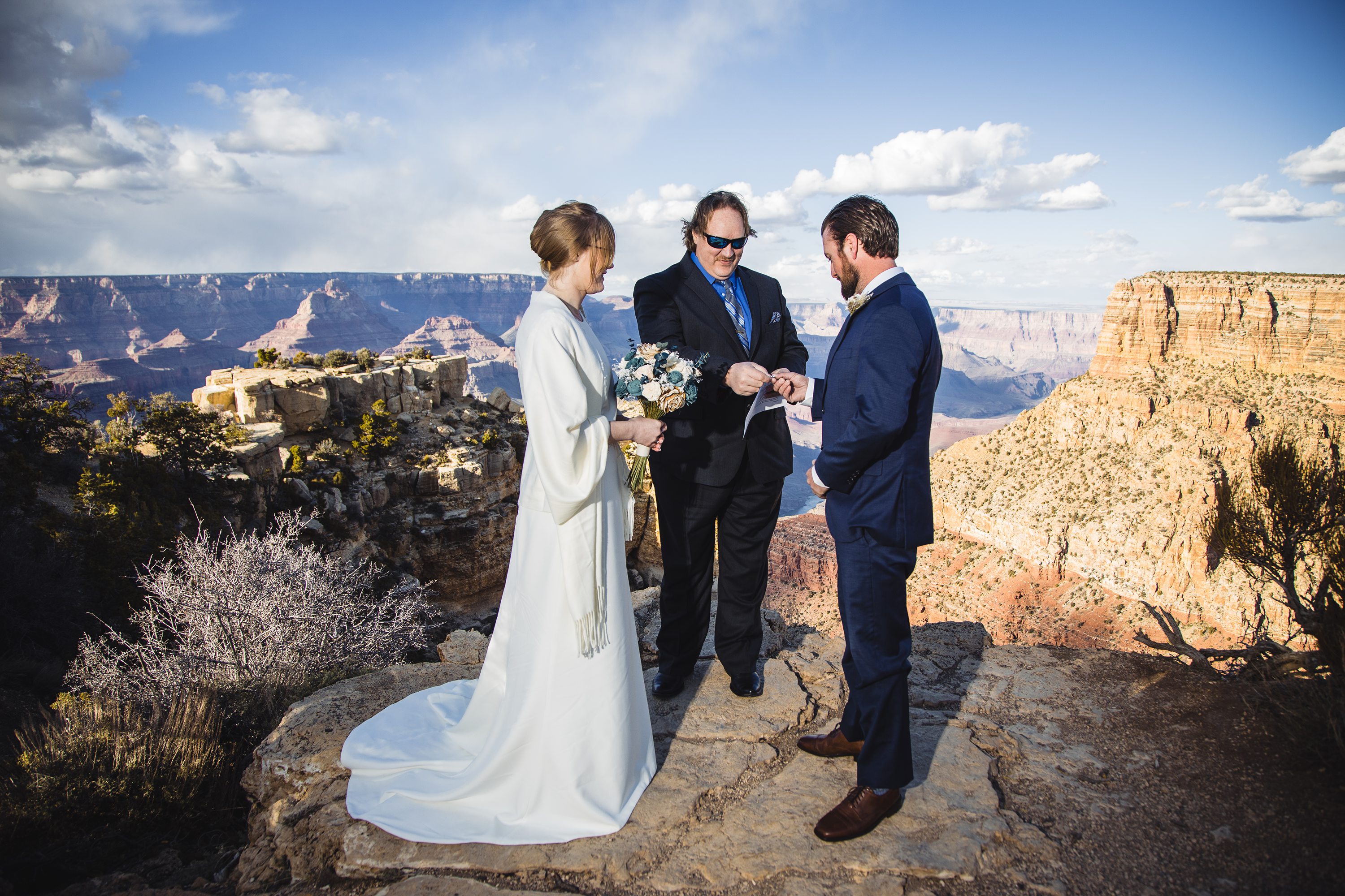 Arizona Elopement,Small Grand Canyon Wedding