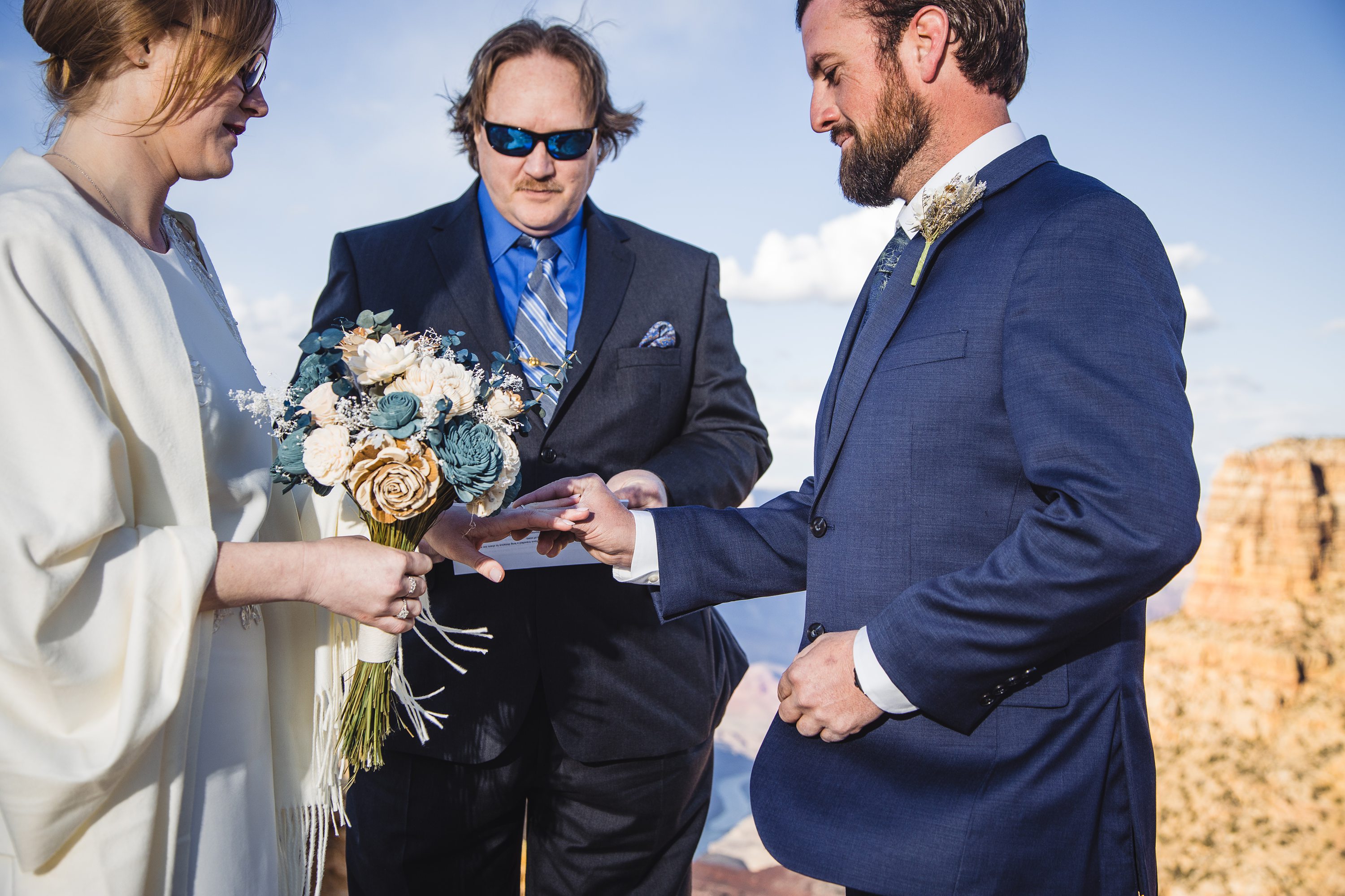 Grand Canyon National Park Elopement,Small Grand Canyon Wedding