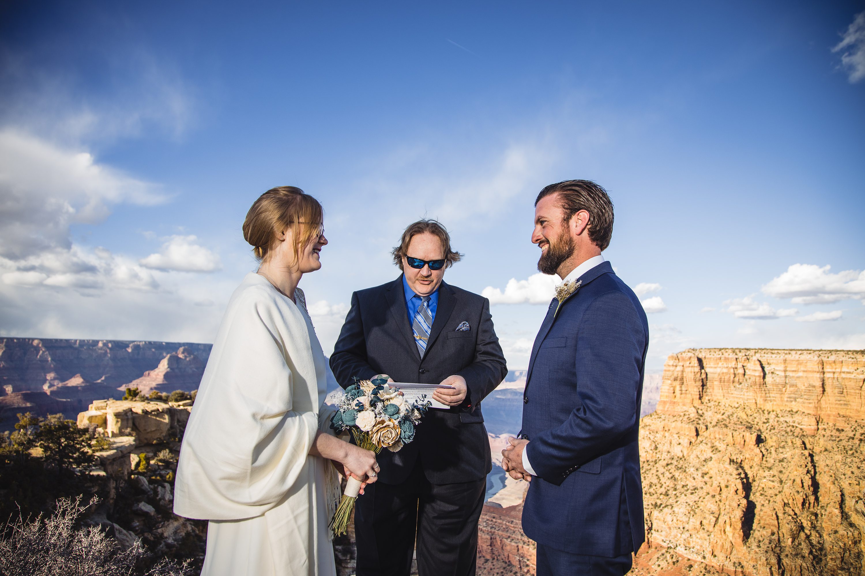 Grand Canyon National Park Elopement,Small Grand Canyon Wedding