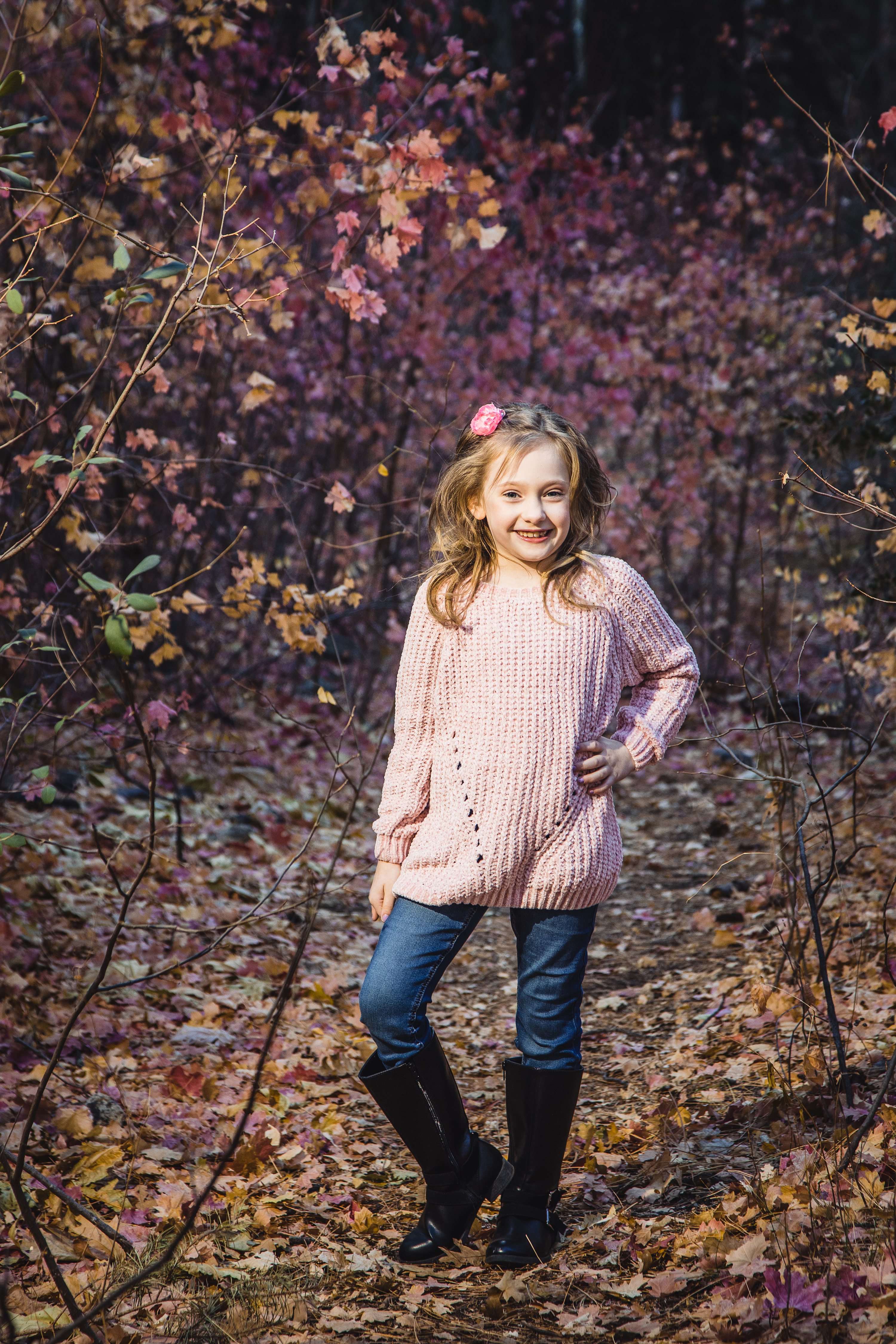 Arizona Family Photographer,Fall Leaves Family Photography