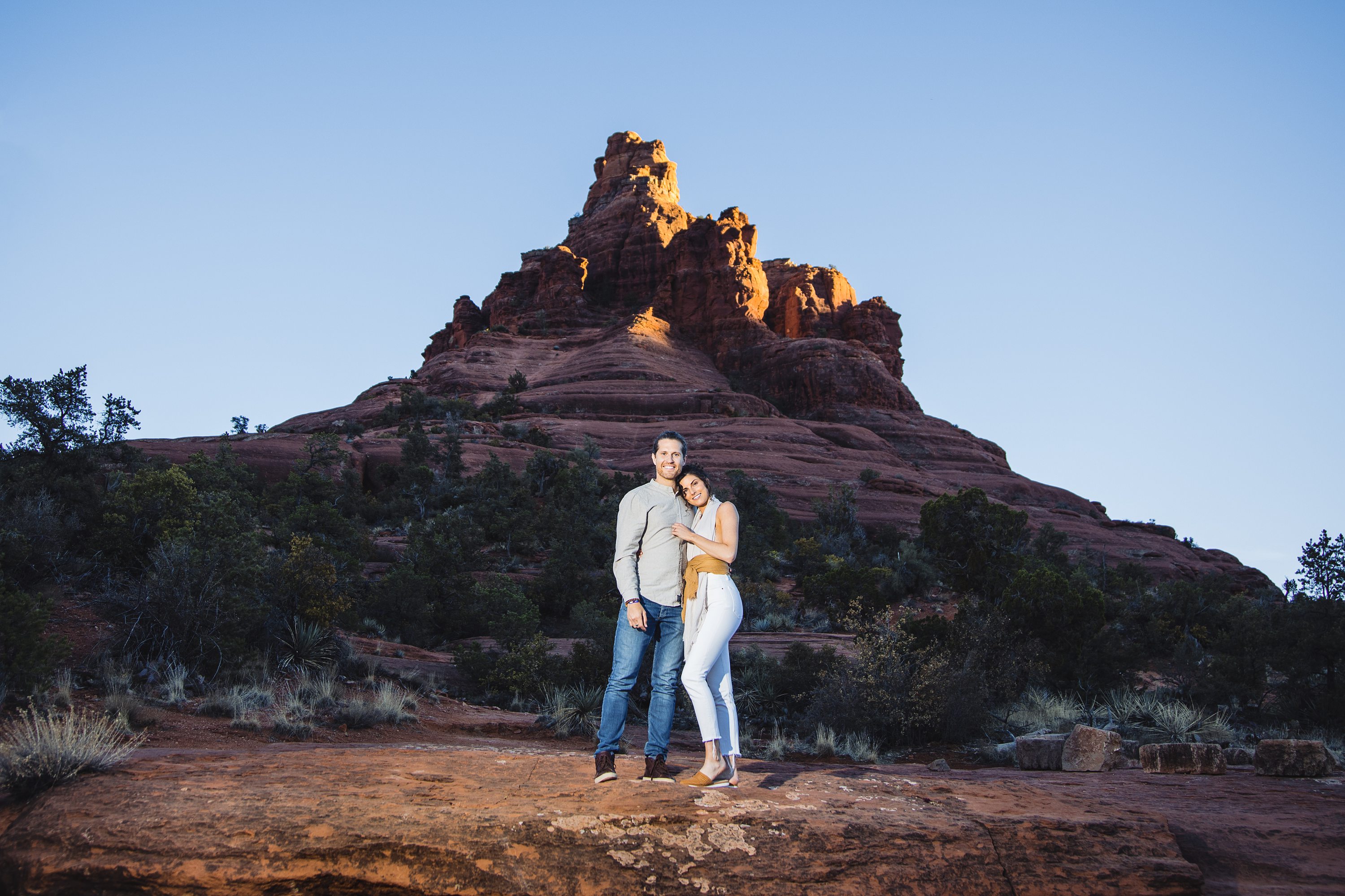 Sedona Proposal Photography,Bell Rock Engagement Photographer