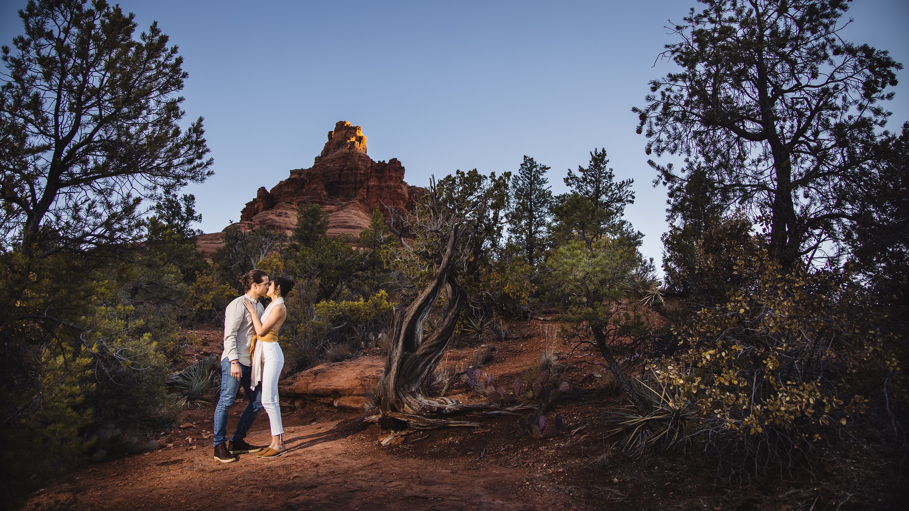 Red Rock Proposal,Red Rock Sedona Engagement Photography