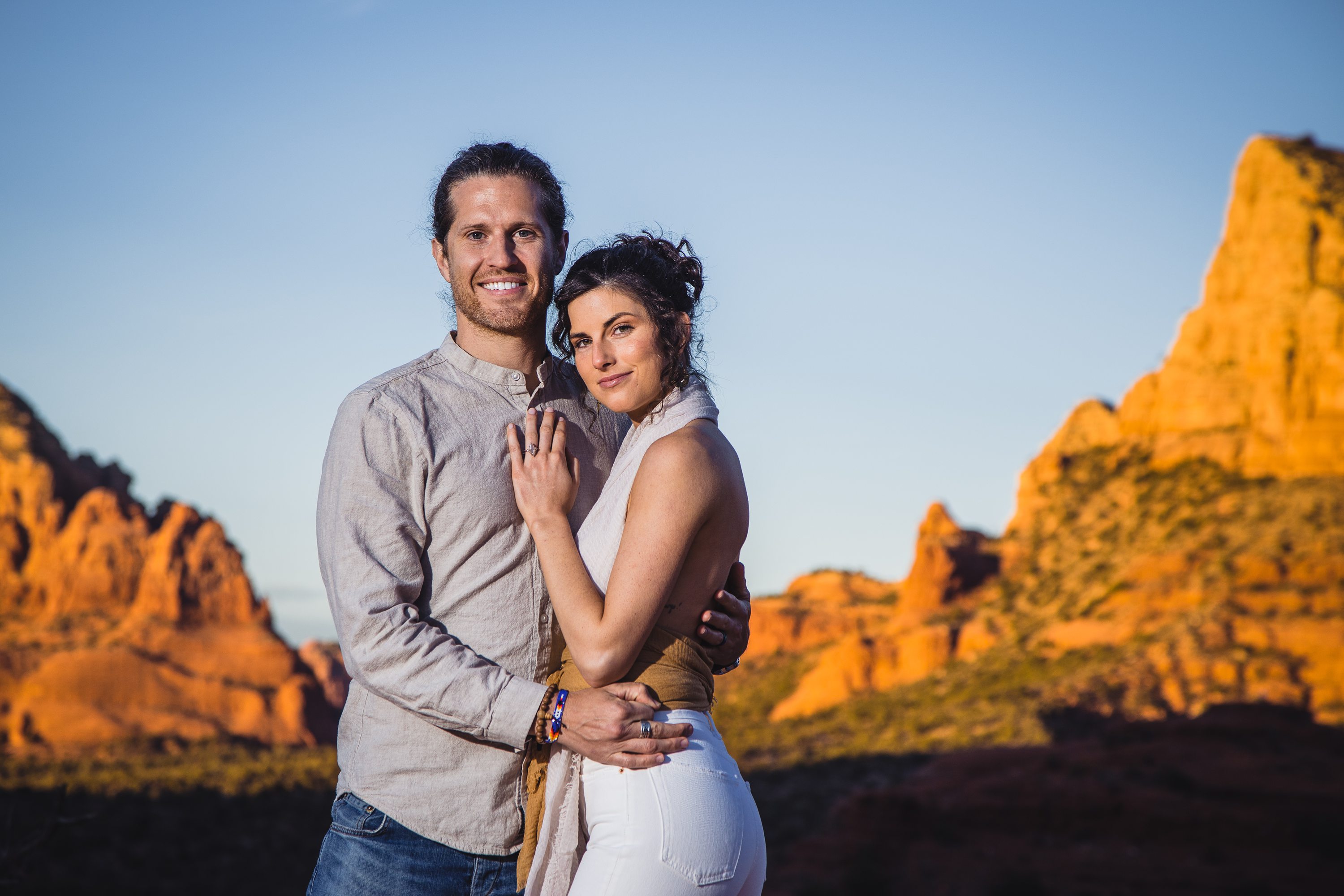 Bell Rock Engagement Photographer,sedona engagement photography