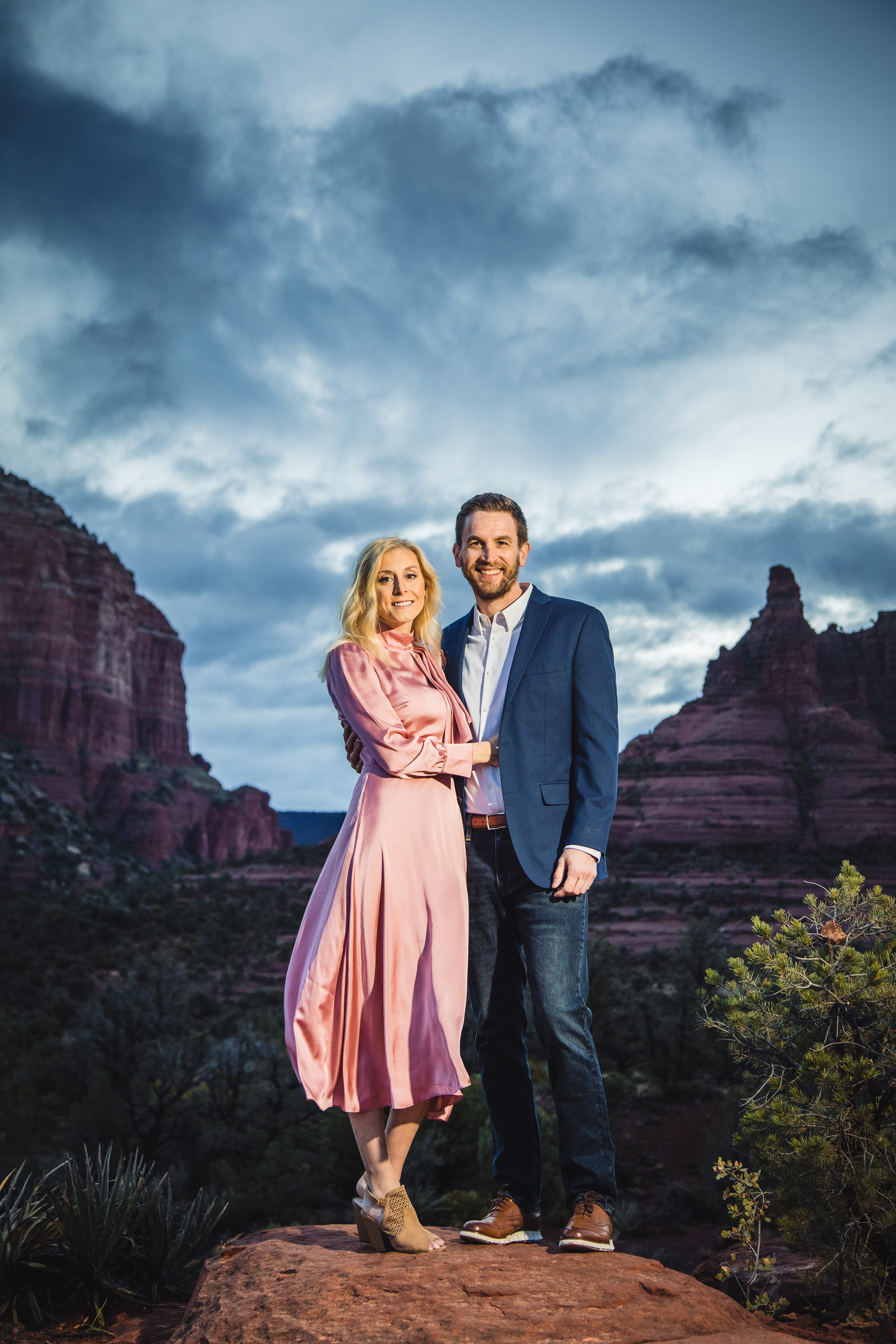 Sedona Engagement Photo session,Snowy Sedona Red Rocks Engagement Photography