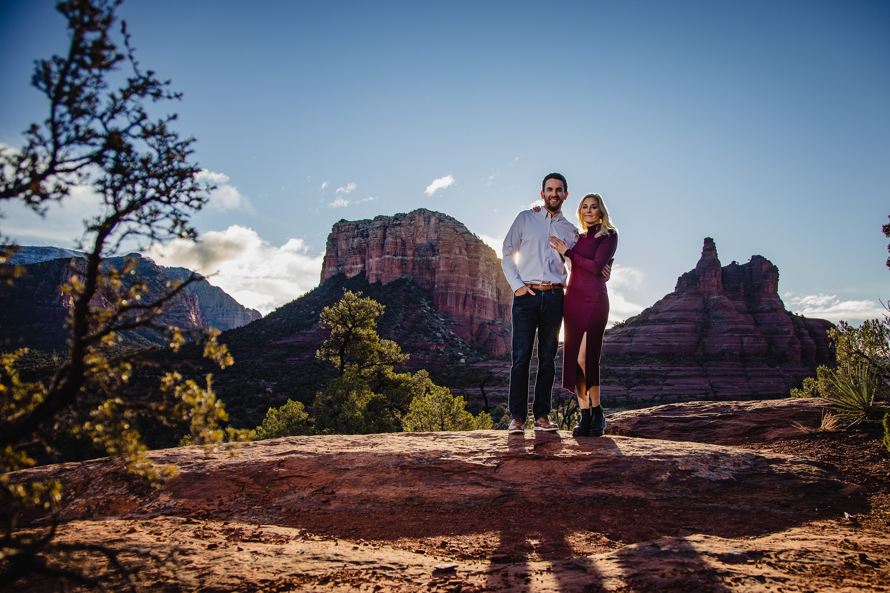 Morning Sedona Engagement Photography,Sedona Engagement Photo session