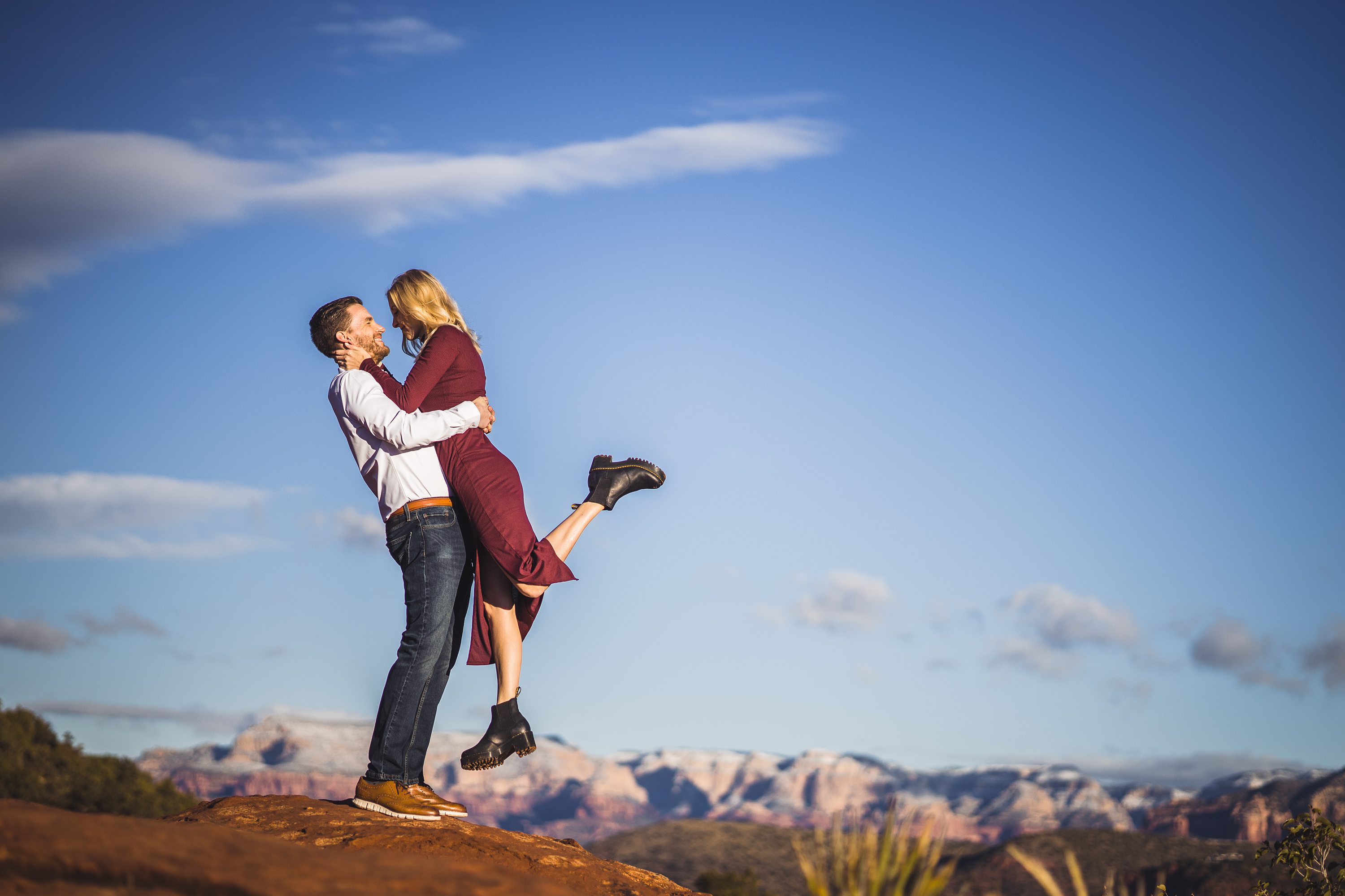 Sedona Engagement Photo session,Sedona Destination Engagement Photography