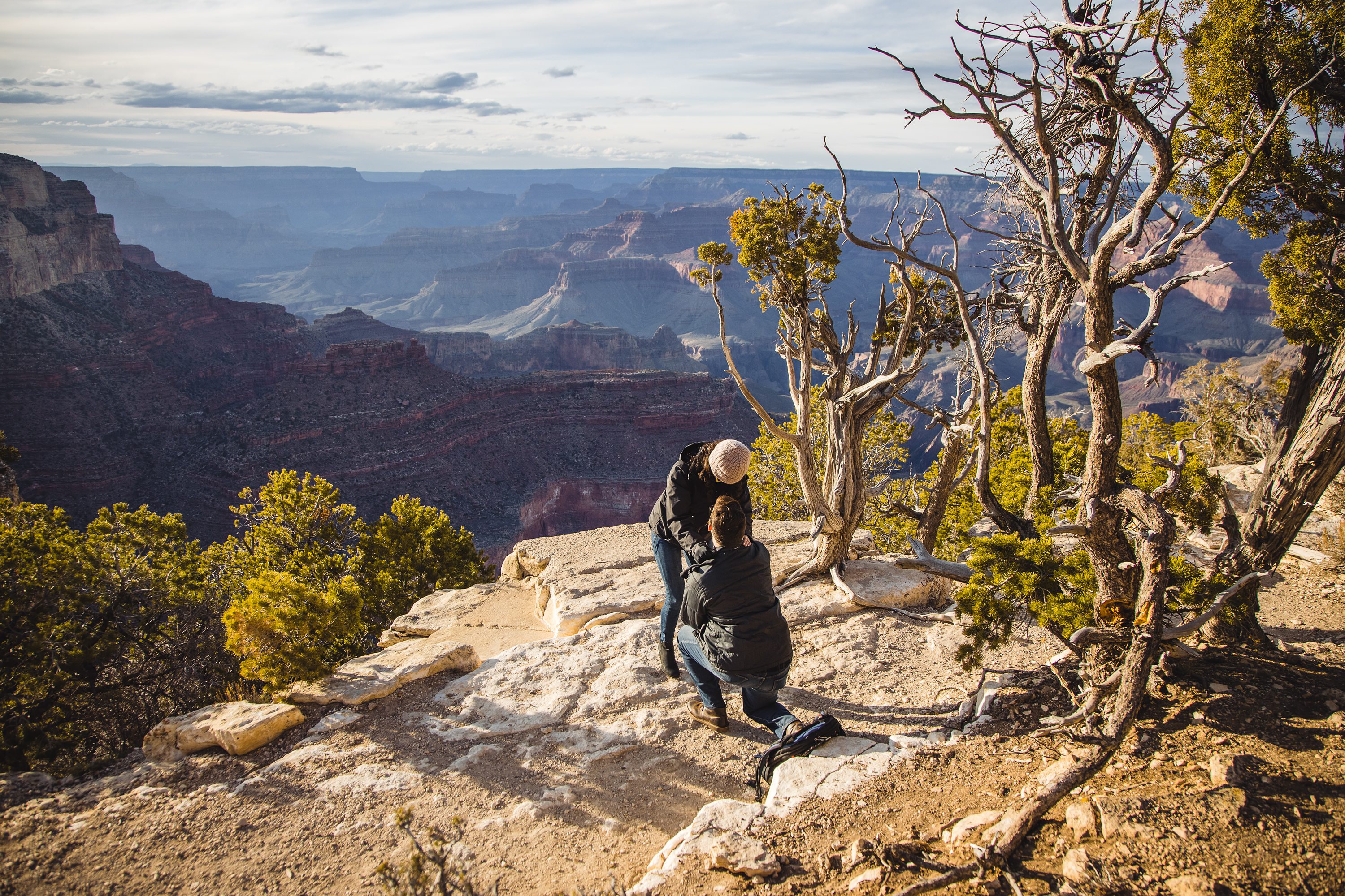 Engaged at the Grand Canyon