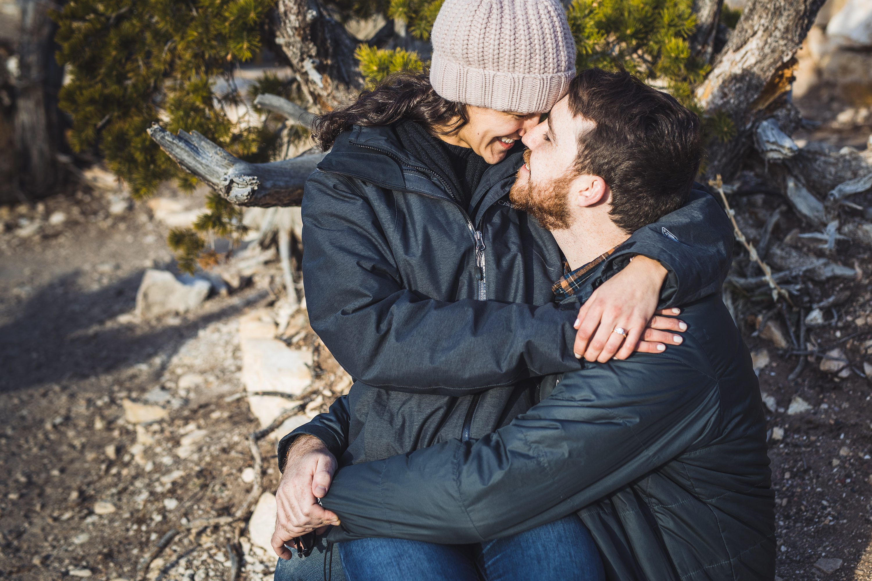 Grand Canyon Surprise Proposal Photography,She Said Yes At The Grand Canyon