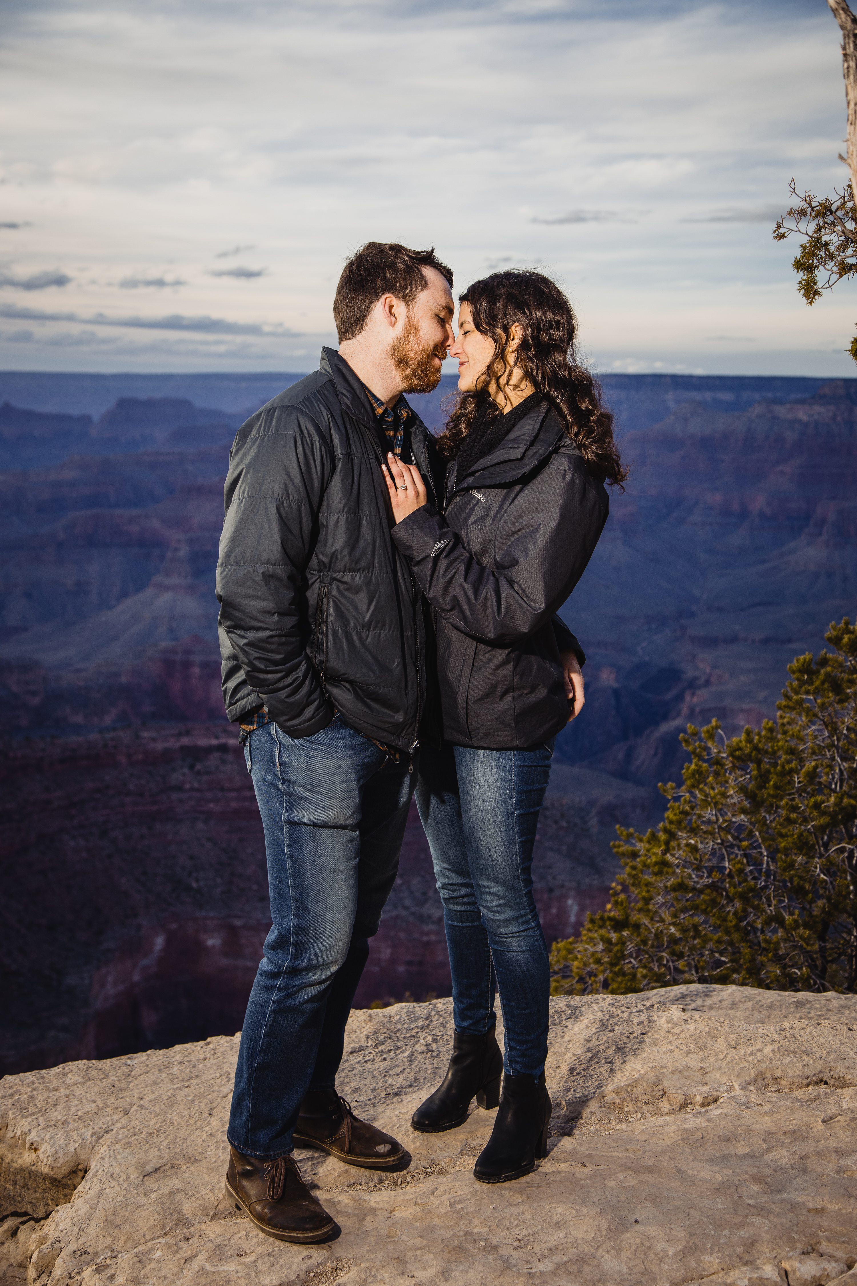 Engaged at the Grand Canyon,Grand Canyon Surprise Proposal