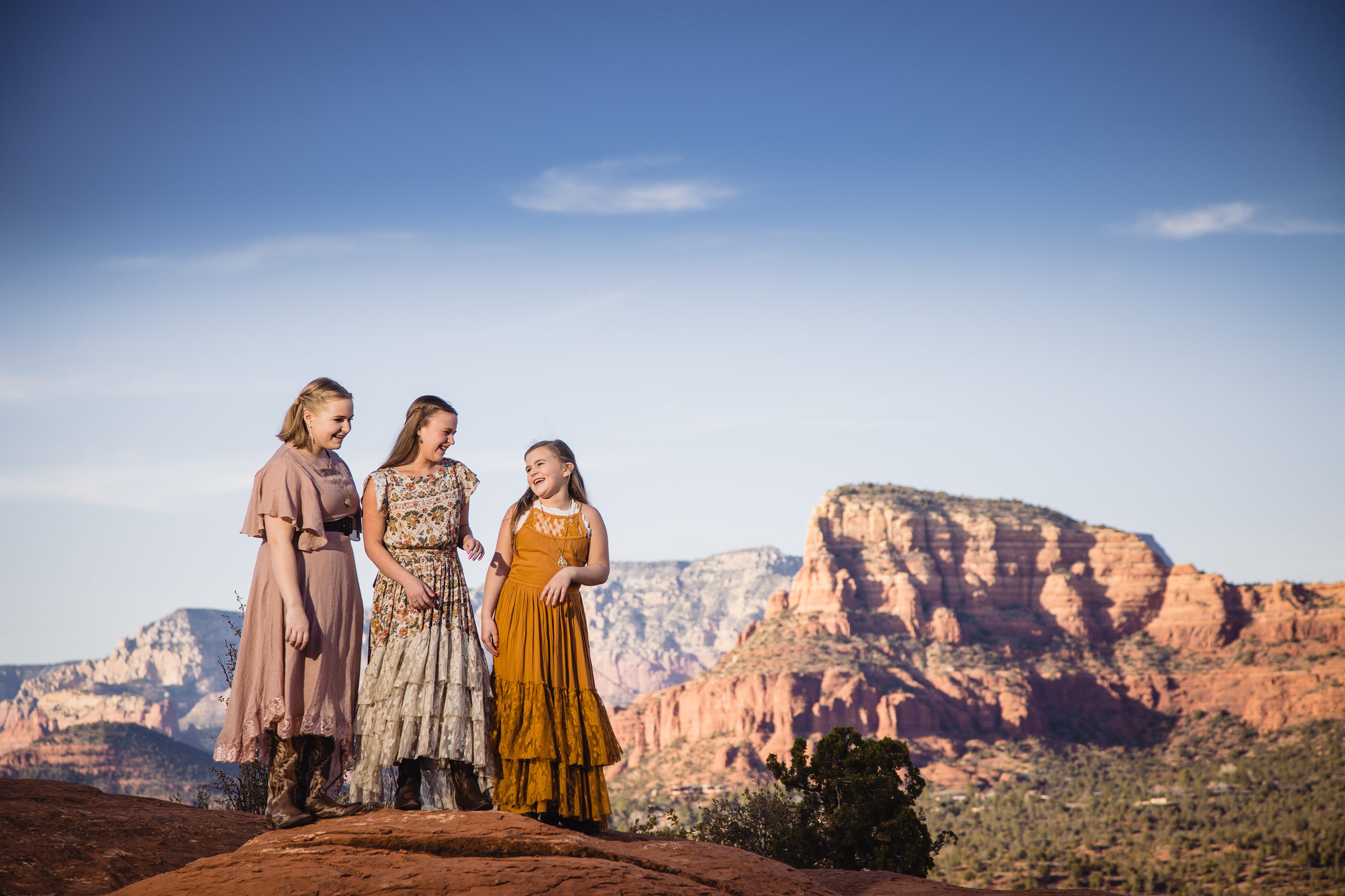 Family photos in Sedona,Red Rock Family Photography