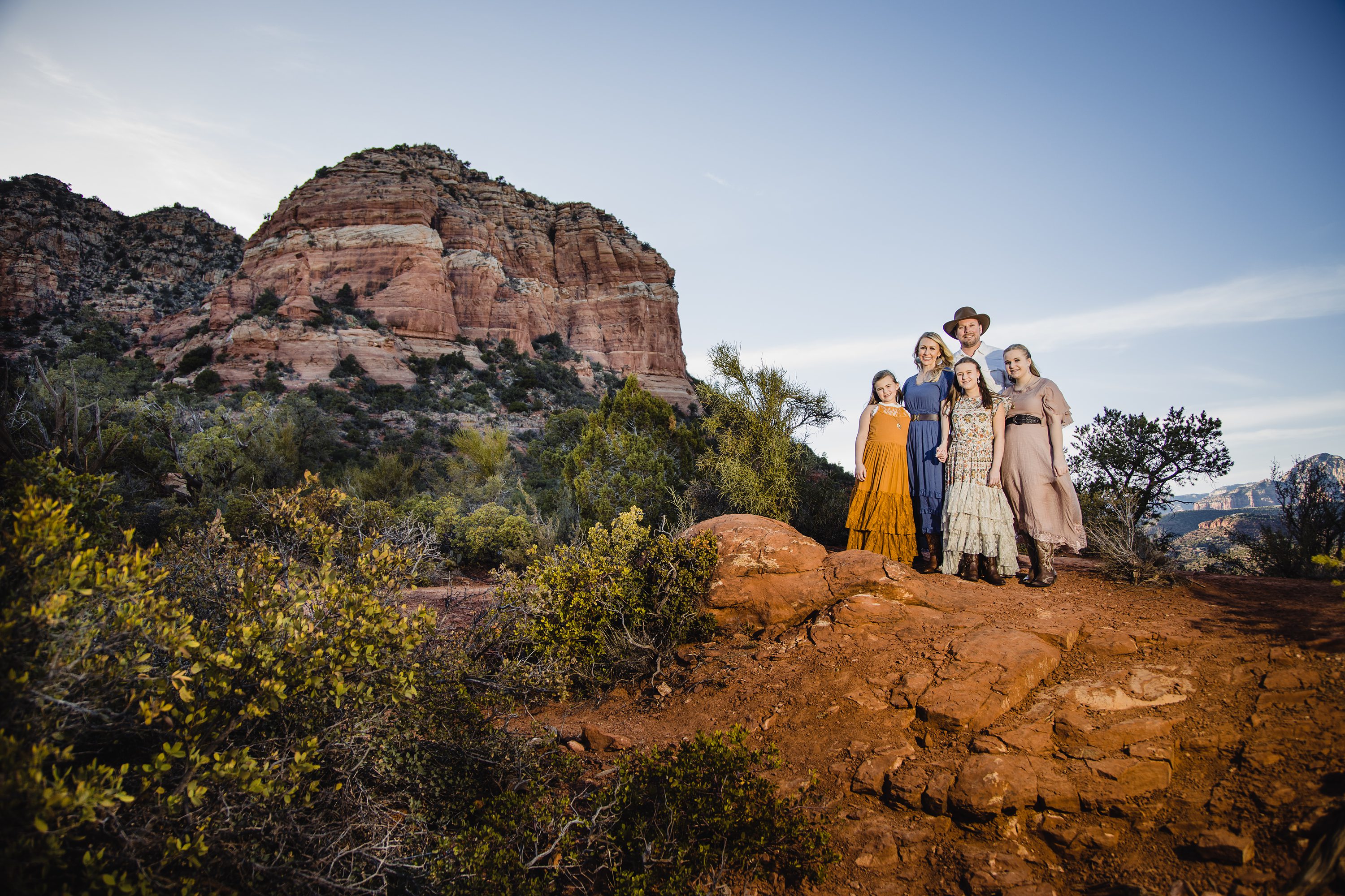 Yavapai Point Sedona Family Photo Session,Red Rock sedona Family Photography