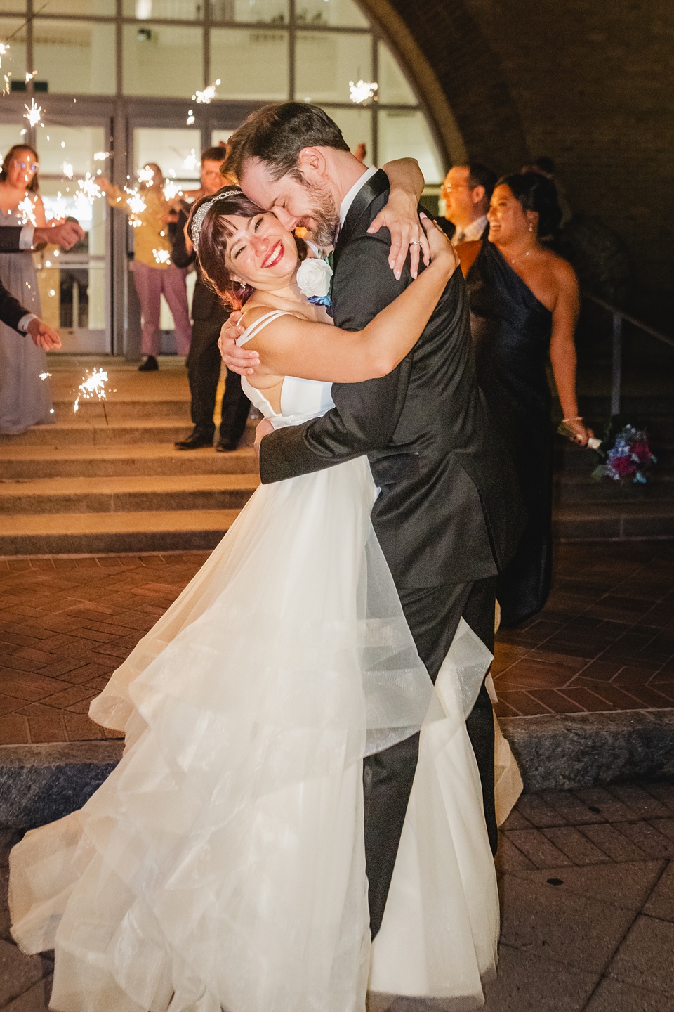 wedding exits, fun wedding send-offs