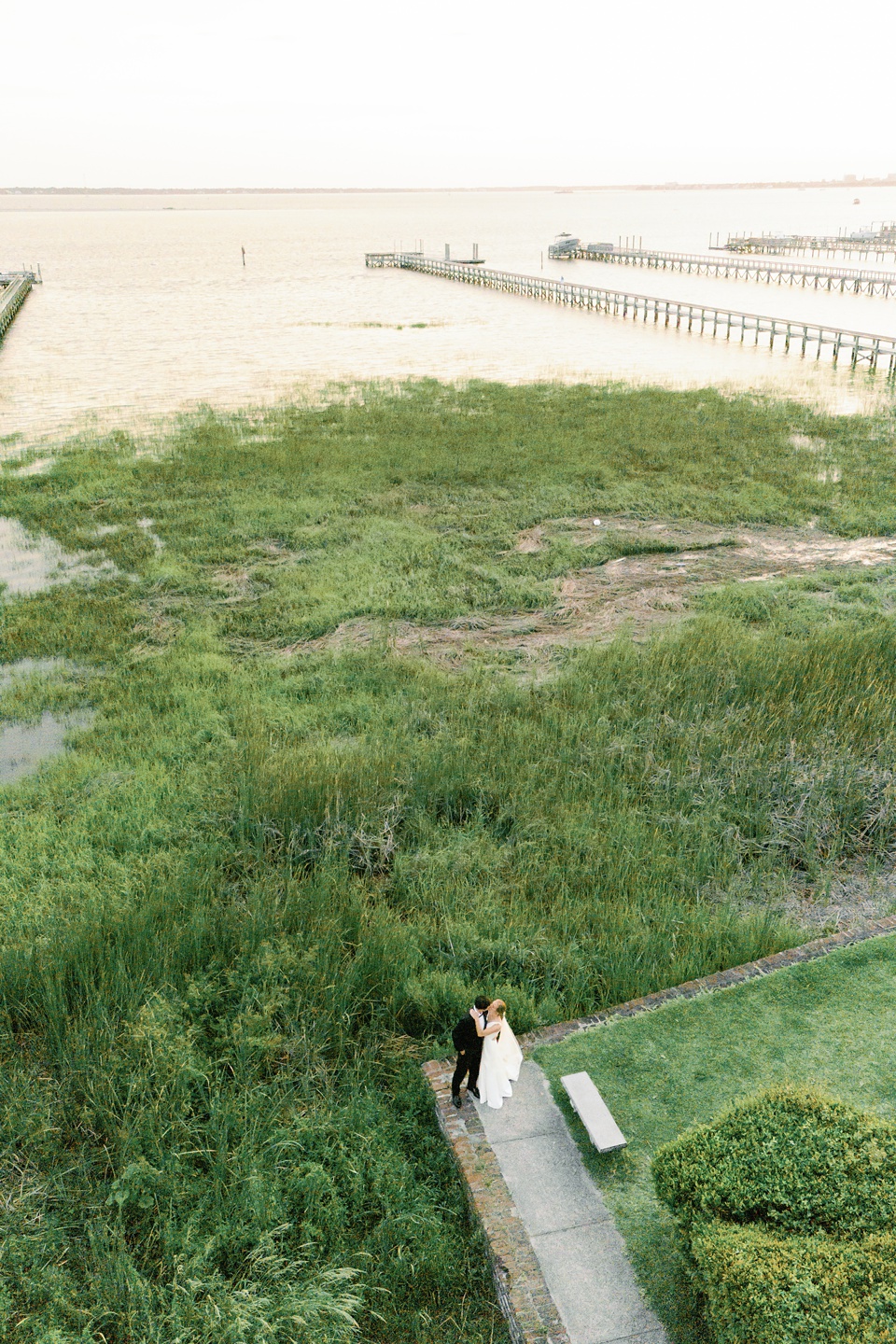sunset photos old village,charleston micro wedding