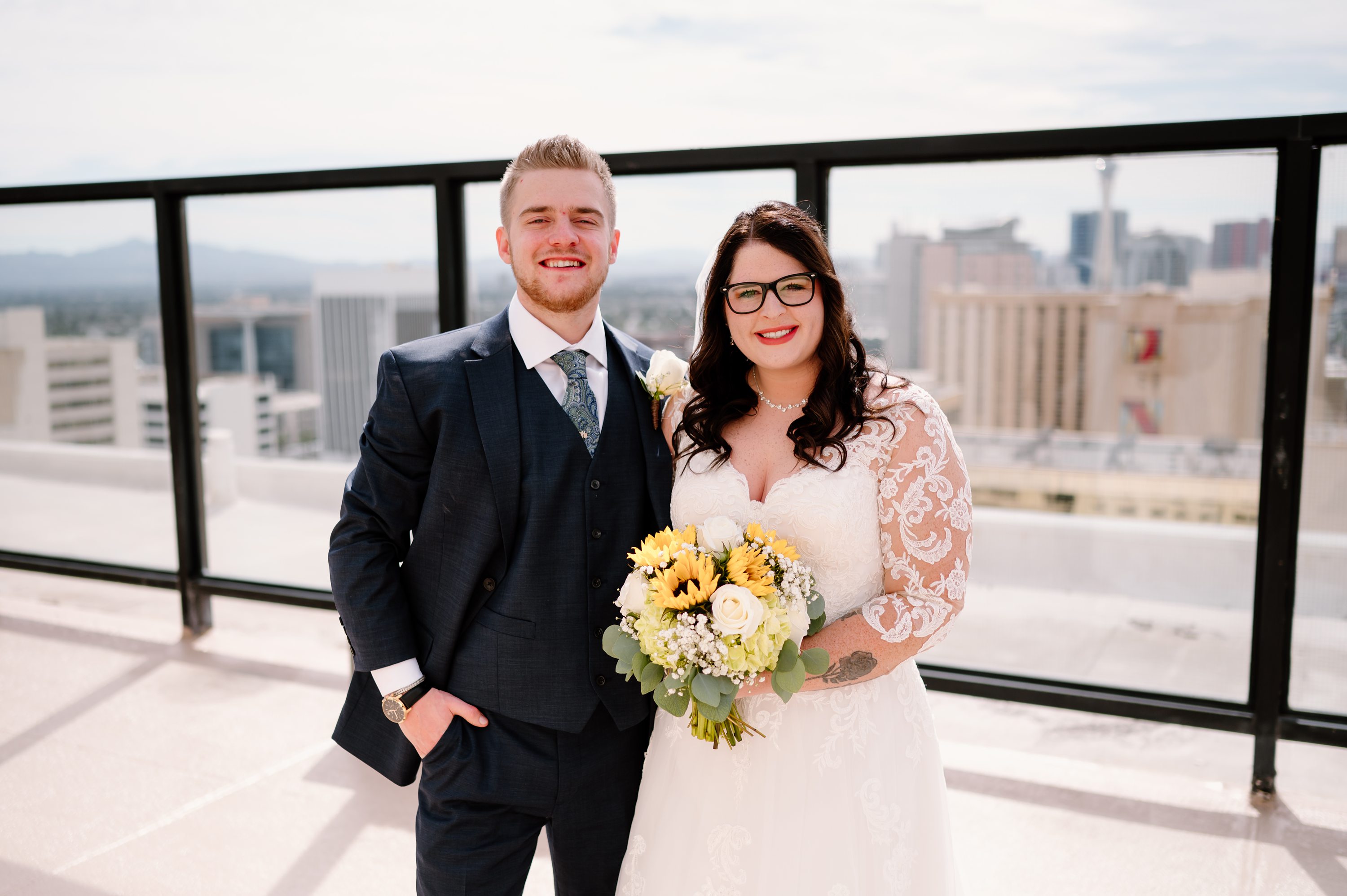 Binions Rooftop Wedding