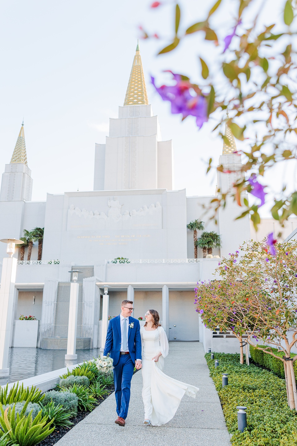 Intimate Oakland Temple Wedding | Oakland Temple Wedding Photographer,Oakland Temple Wedding with a First Look in the Redwoods oakland lds temple wedding photographer,oakland temple bridals redwoods