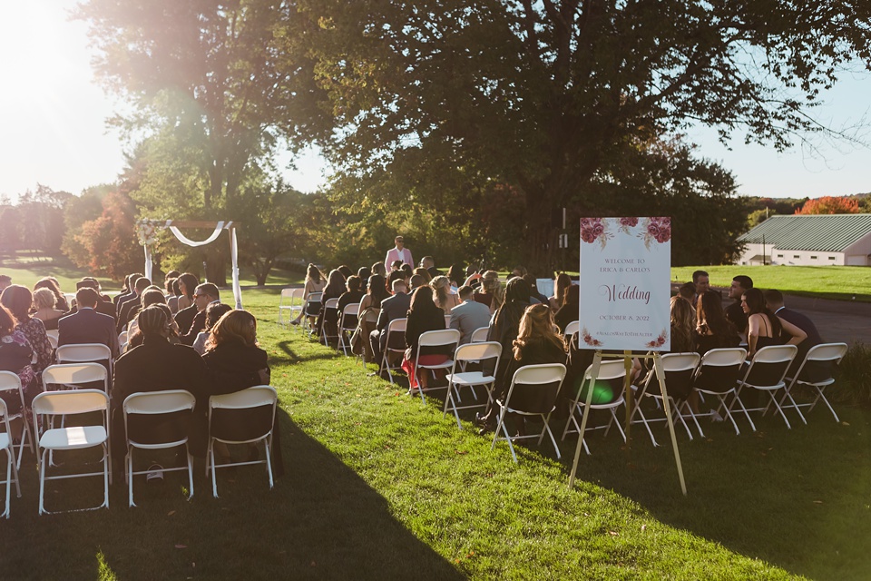 outdoor wedding,Autmun Wedding