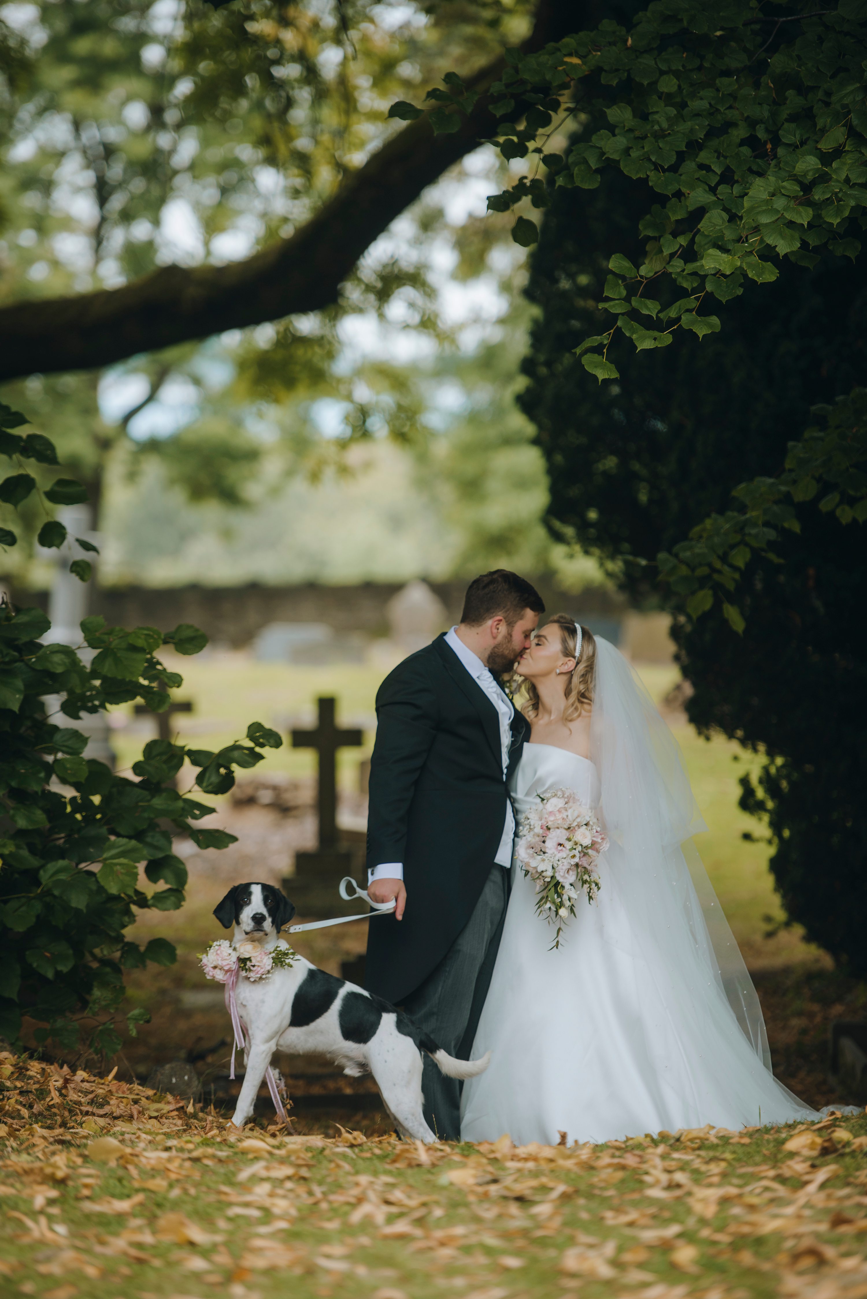 Bagden Hall Wedding Photos,St Peter's Church, Tankersley wedding photo,bride room and dog photo