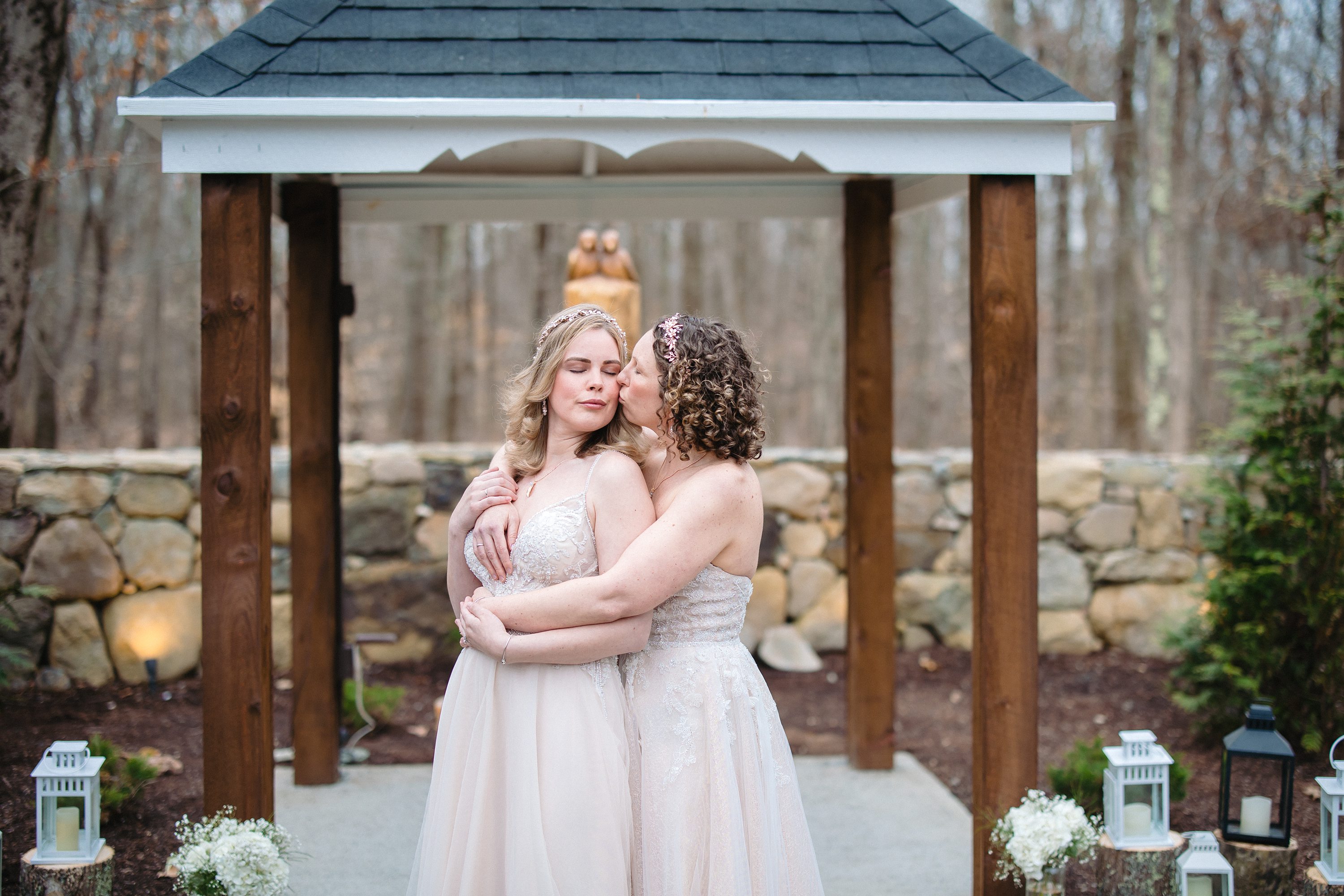 Same-Sex Wedding at The Five Bridge Inn, Rehoboth MA