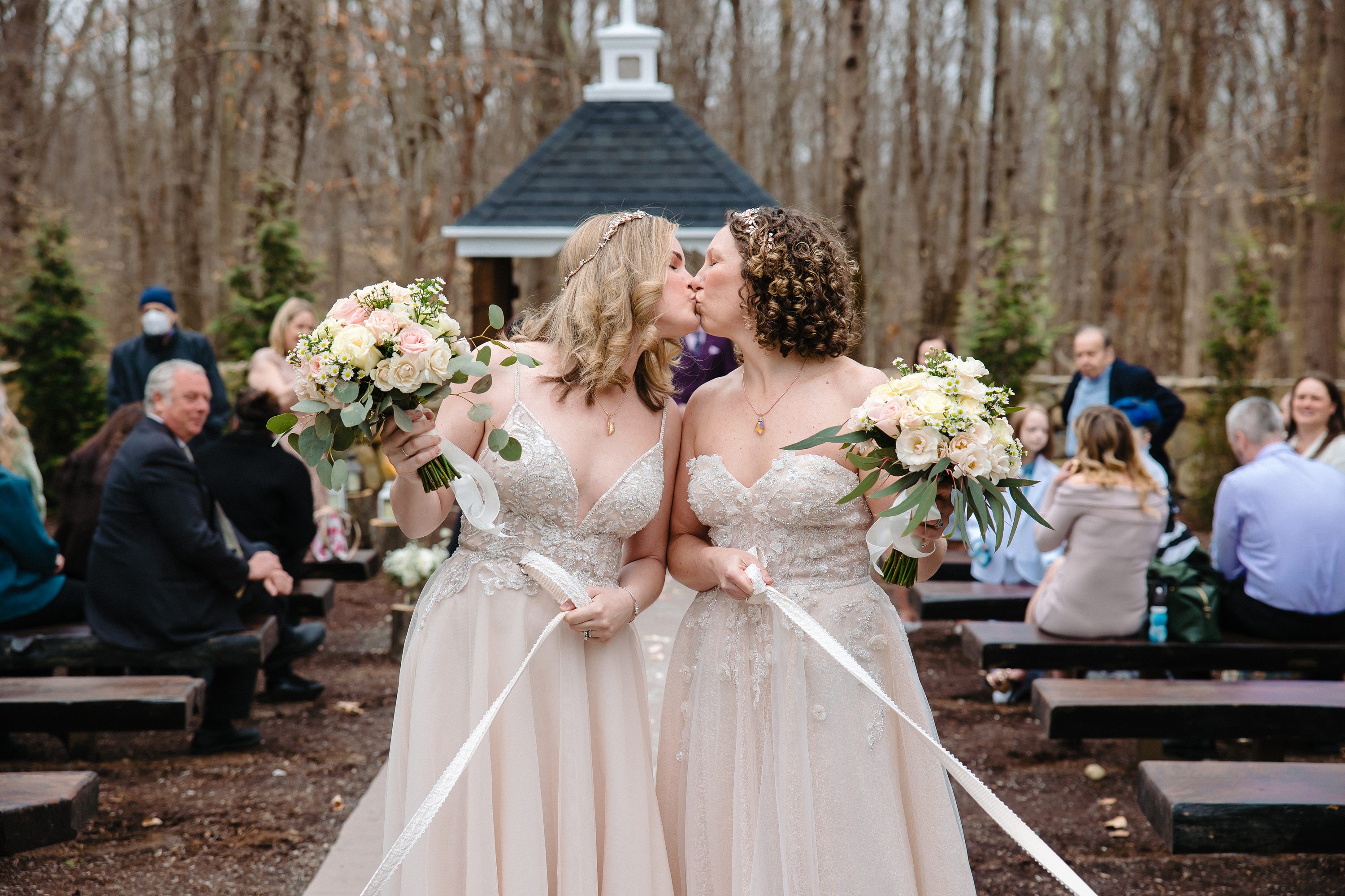 Same-Sex Wedding at The Five Bridge Inn, Rehoboth MA