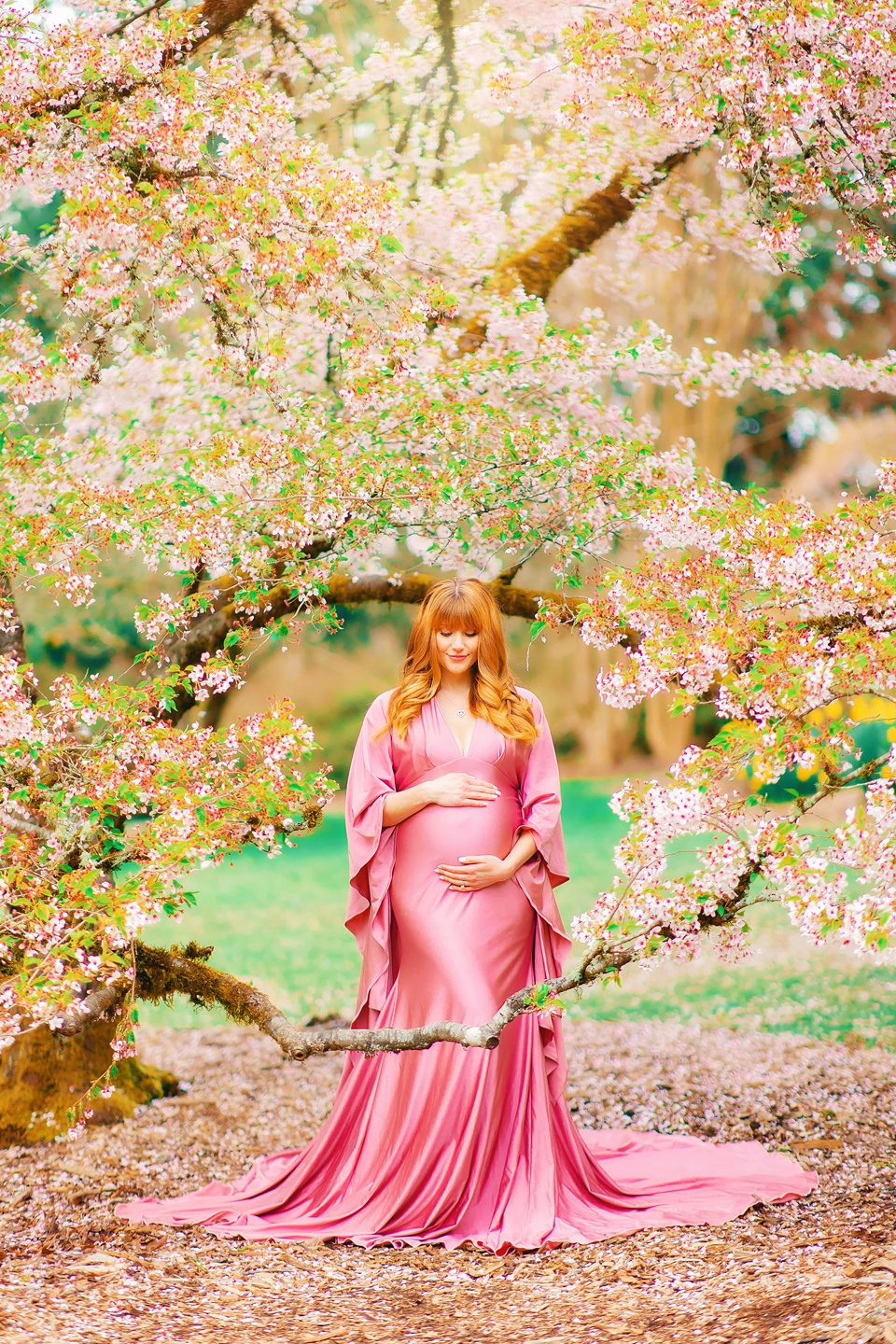 free people fallen flowers dress Monroe Maxi Dress in Dusty Pink main image 0