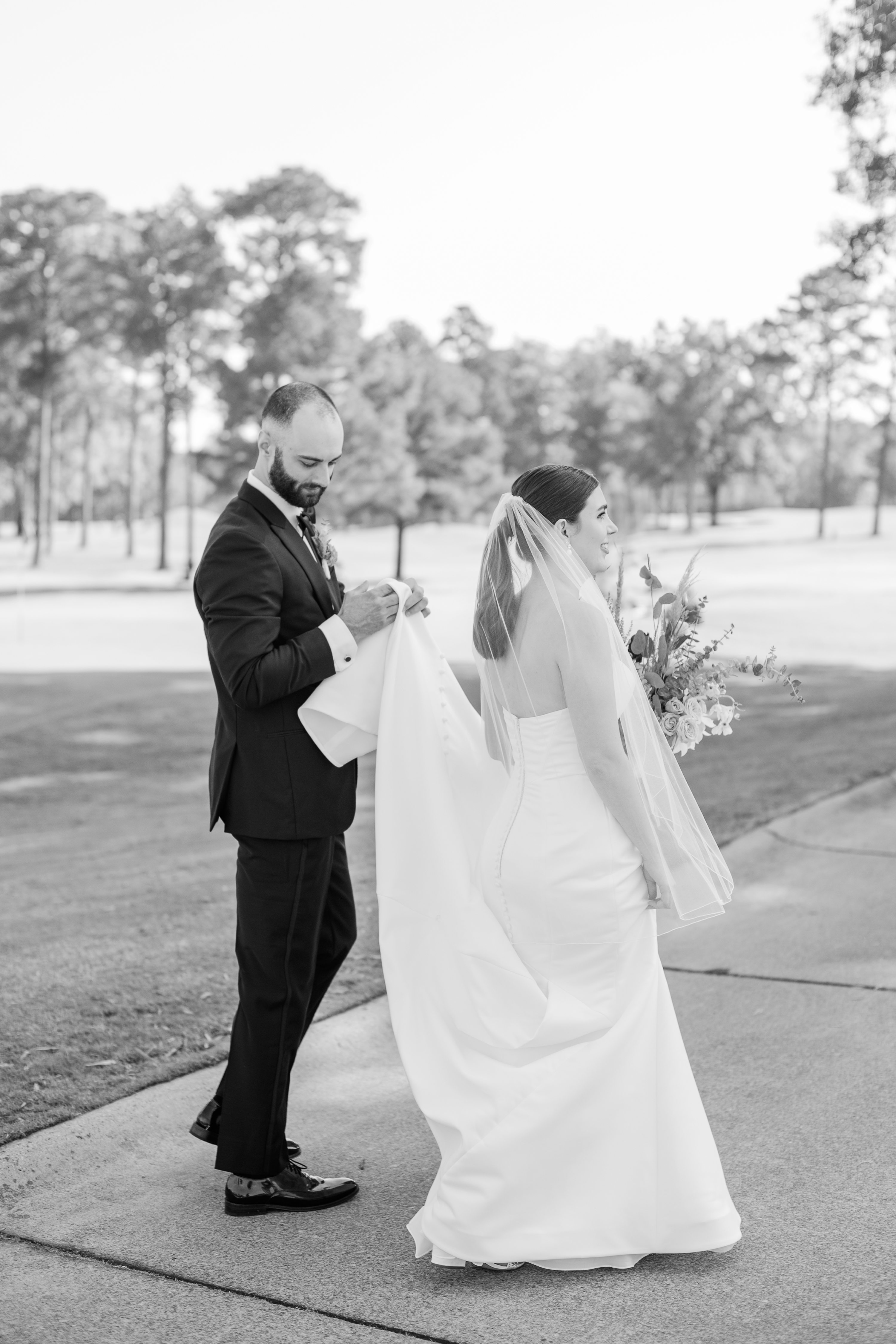 Richmond fall wedding,Golf course Richmond wedding