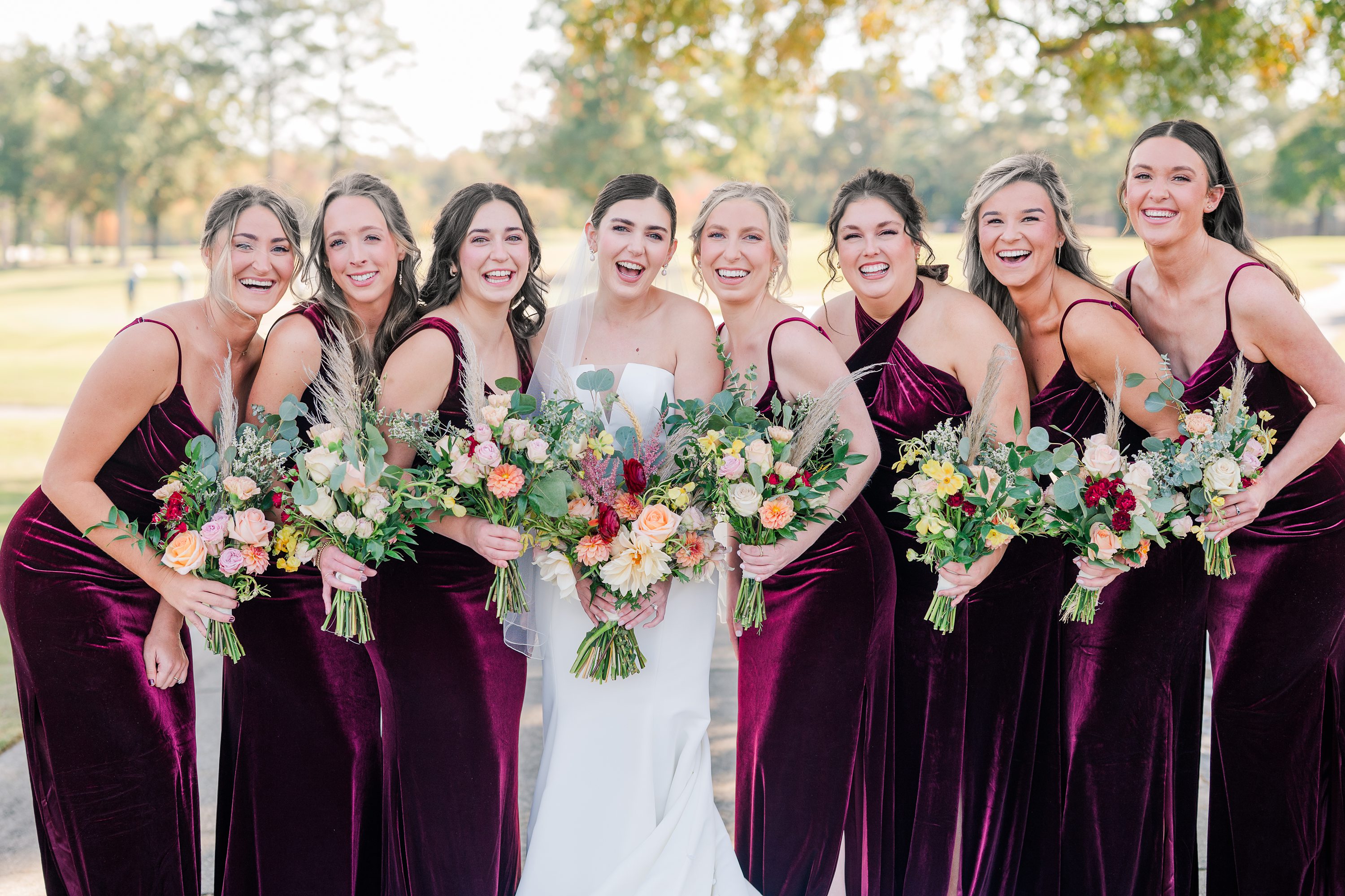 October golf course wedding,Golf course Richmond wedding