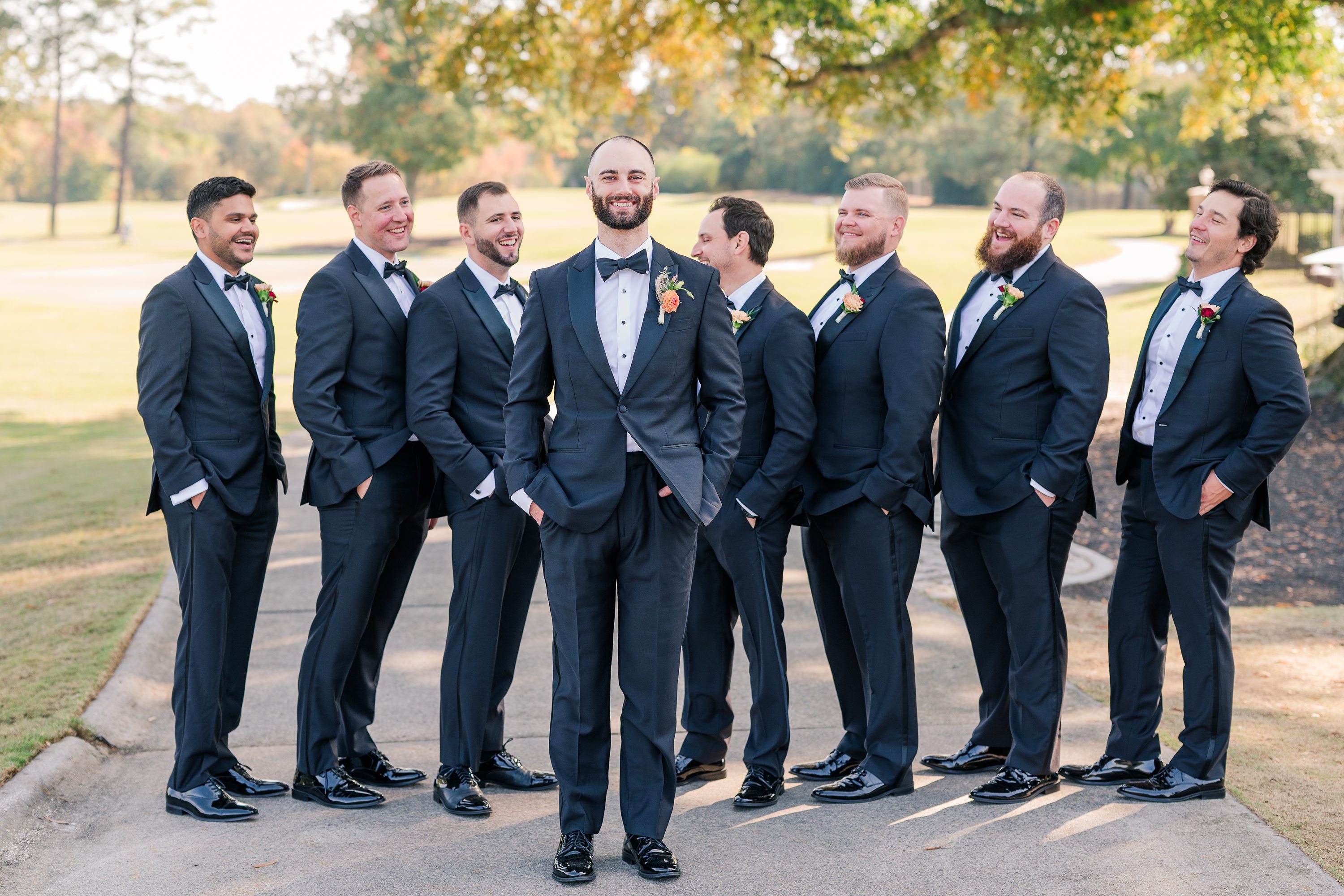 Willow Oaks Country Club,October golf course wedding