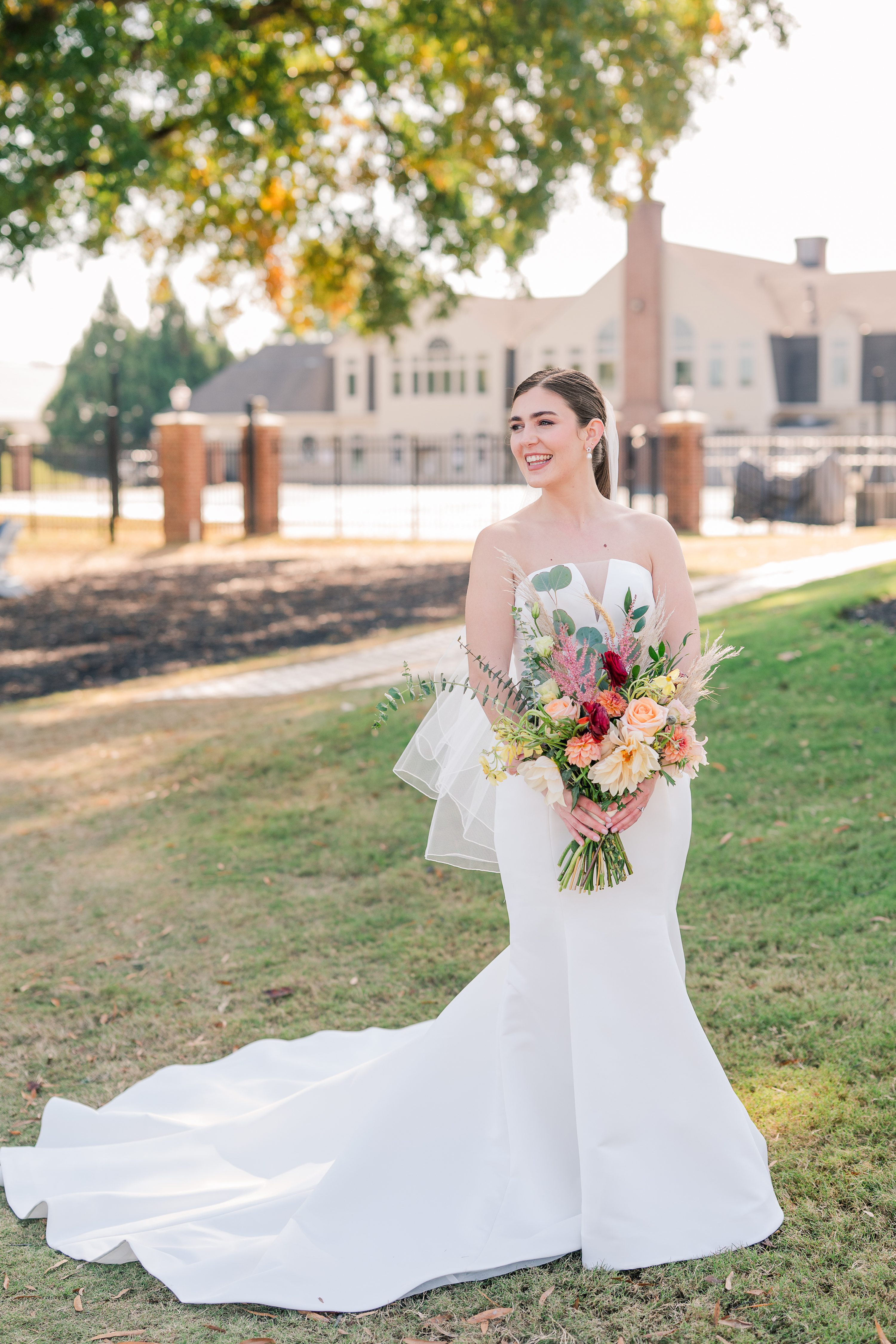 Richmond fall wedding,October golf course wedding