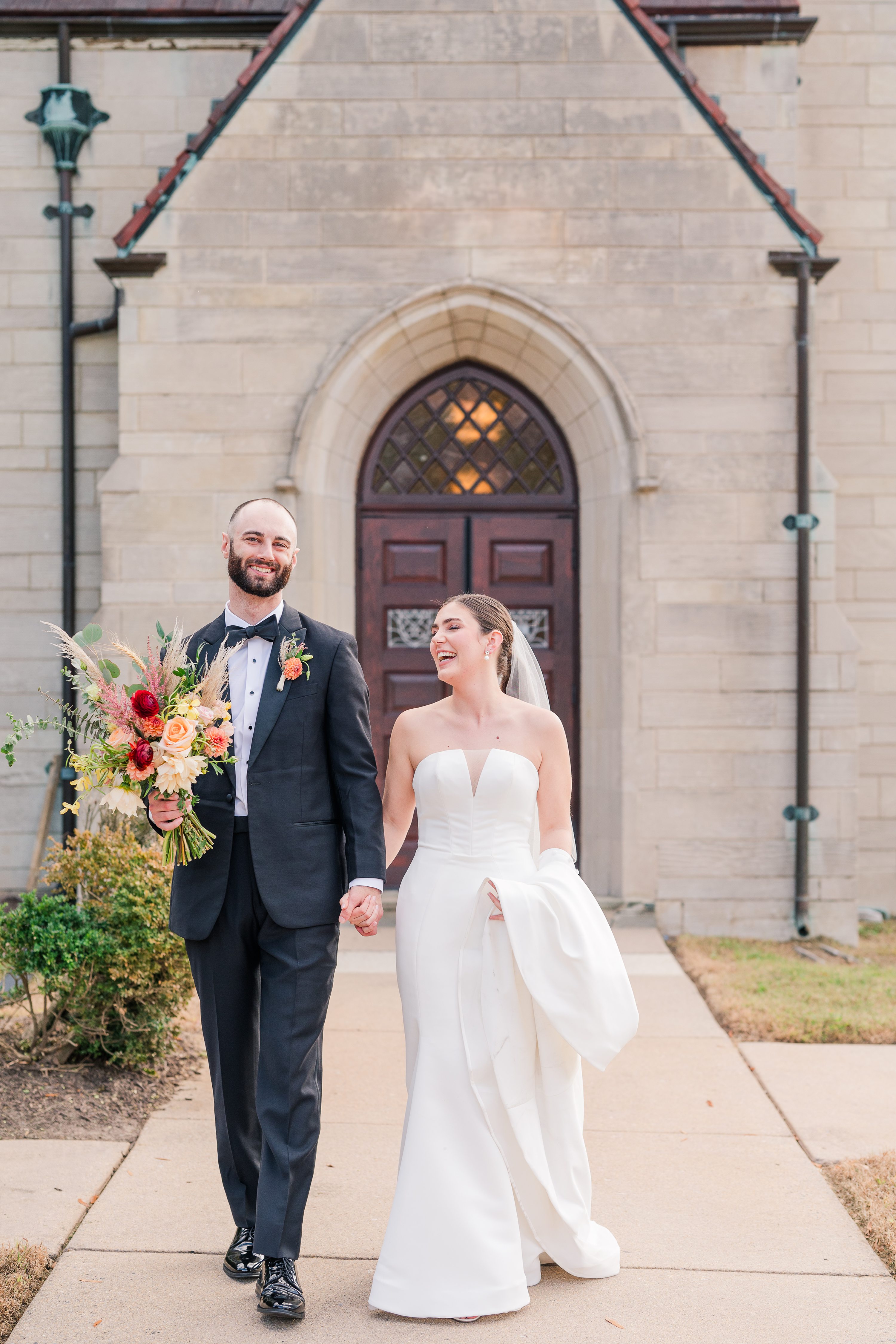 Downtown Richmond Wedding,October golf course wedding