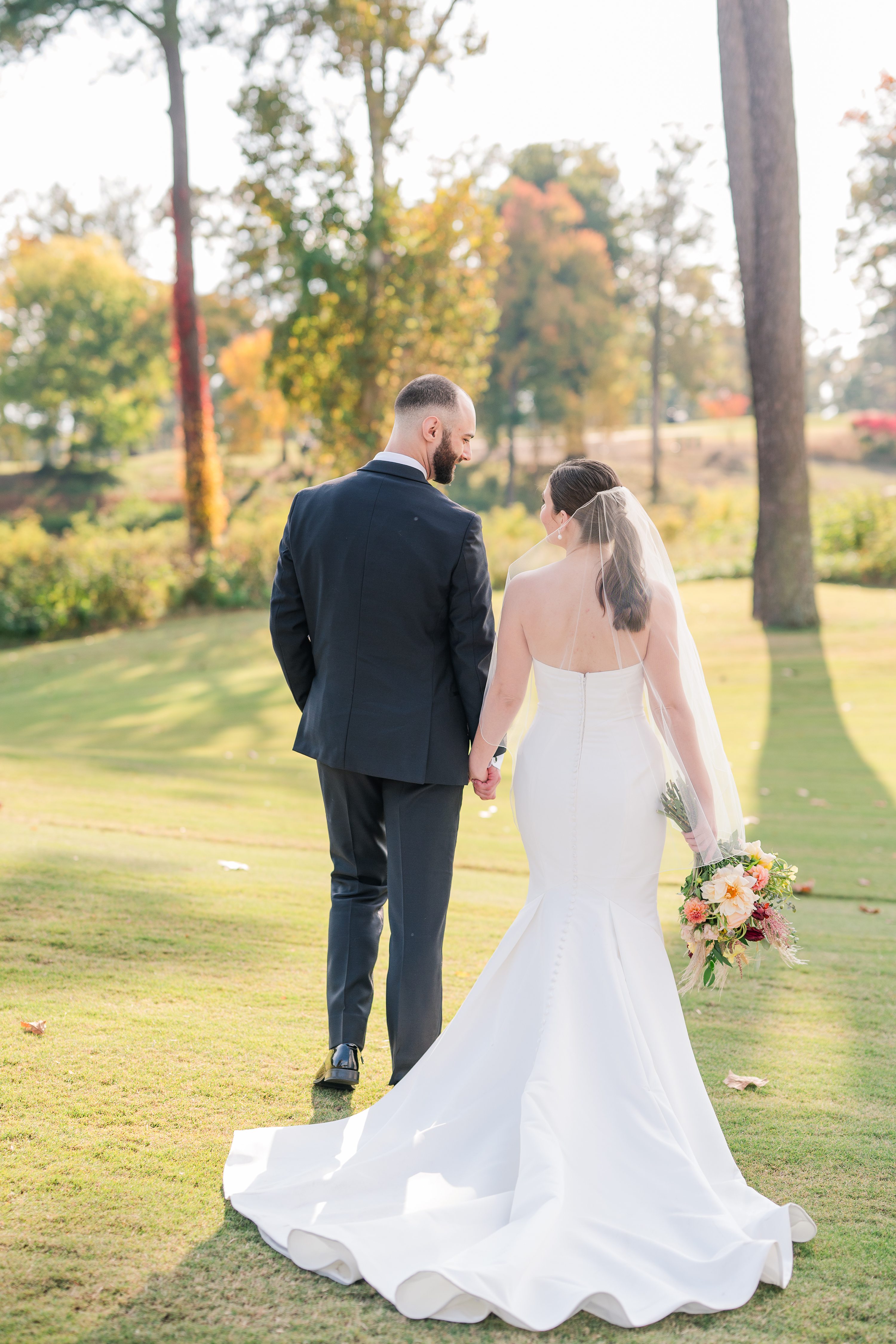 Golf course Richmond wedding,Richmond fall wedding