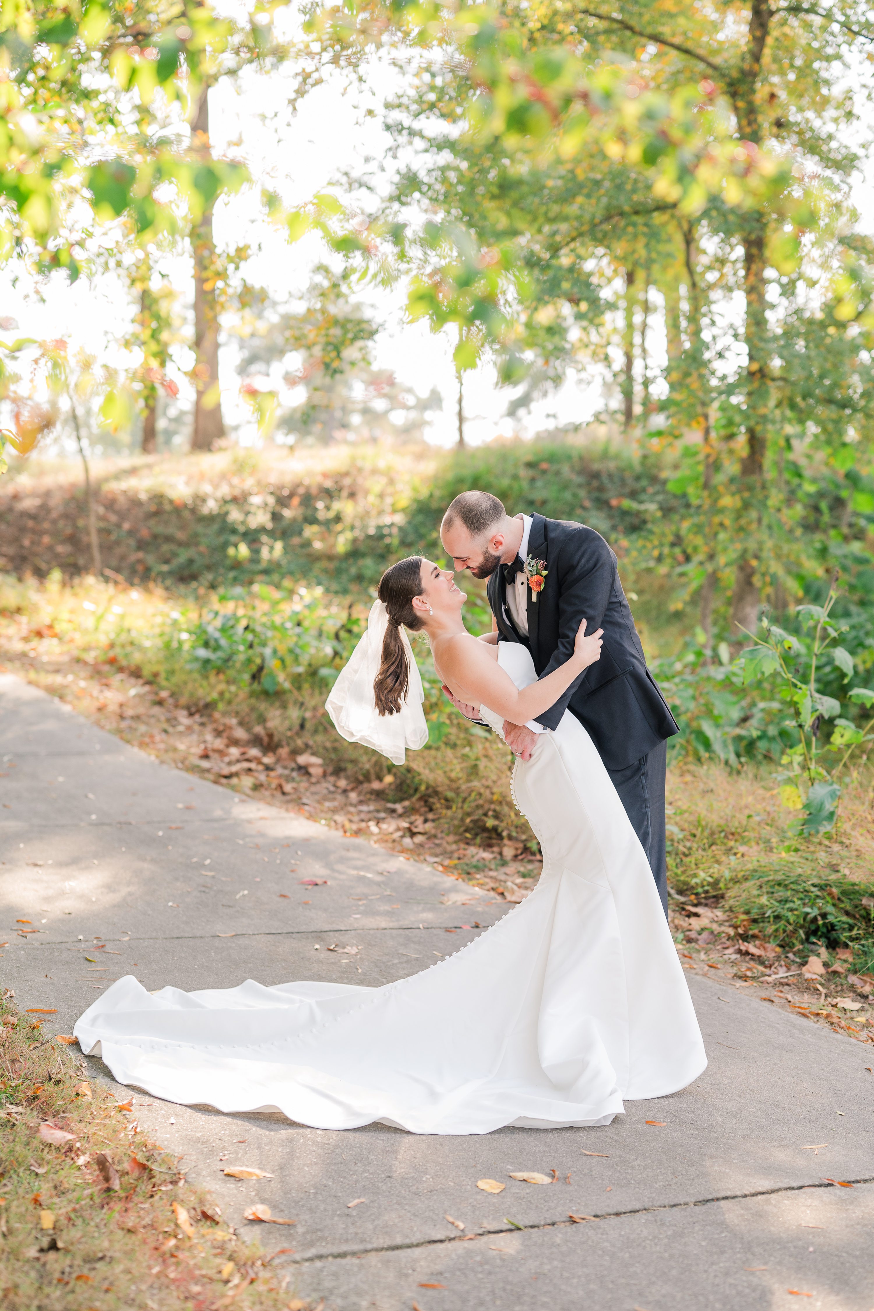 Richmond fall wedding,Golf course Richmond wedding