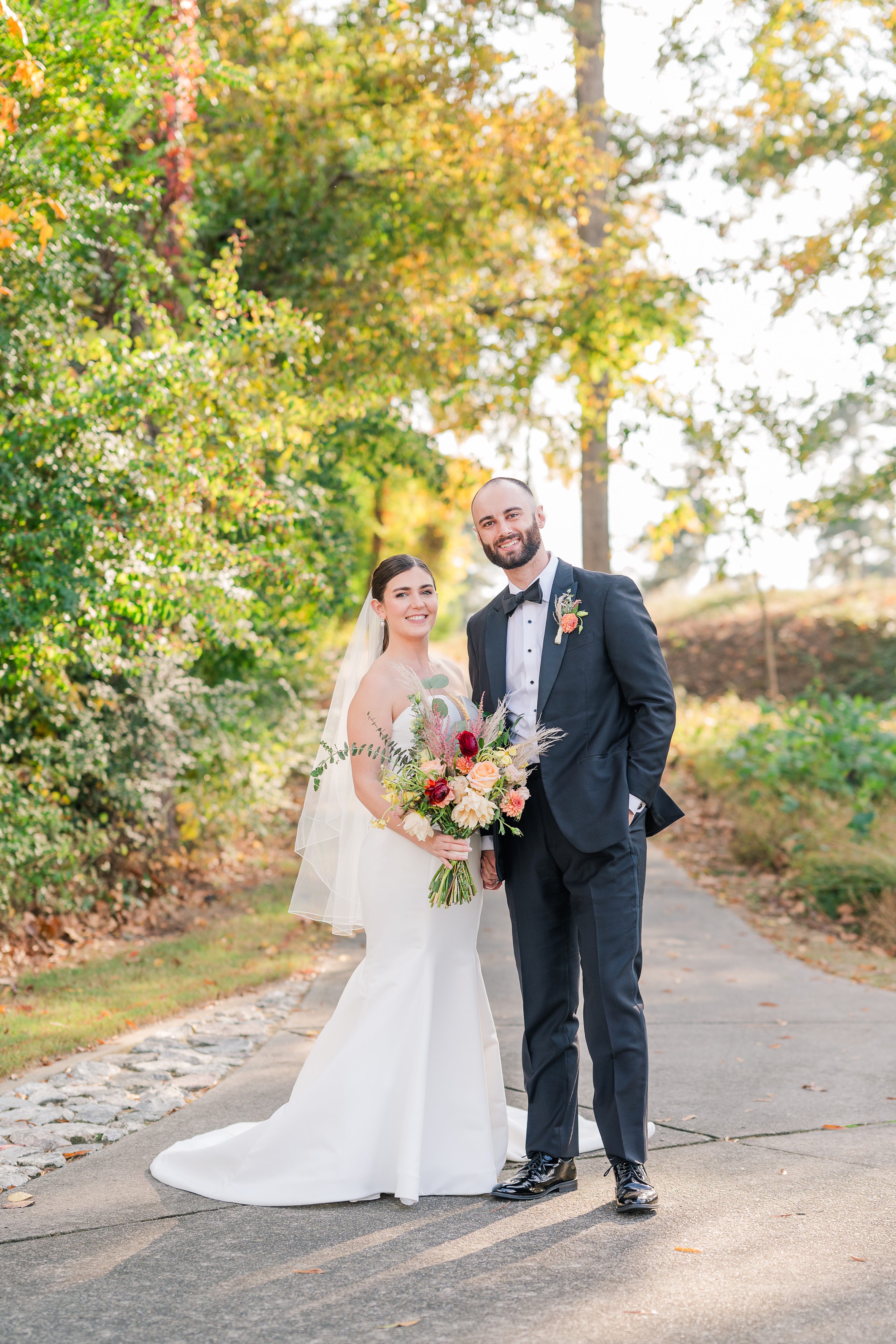 Golf course Richmond wedding,October golf course wedding