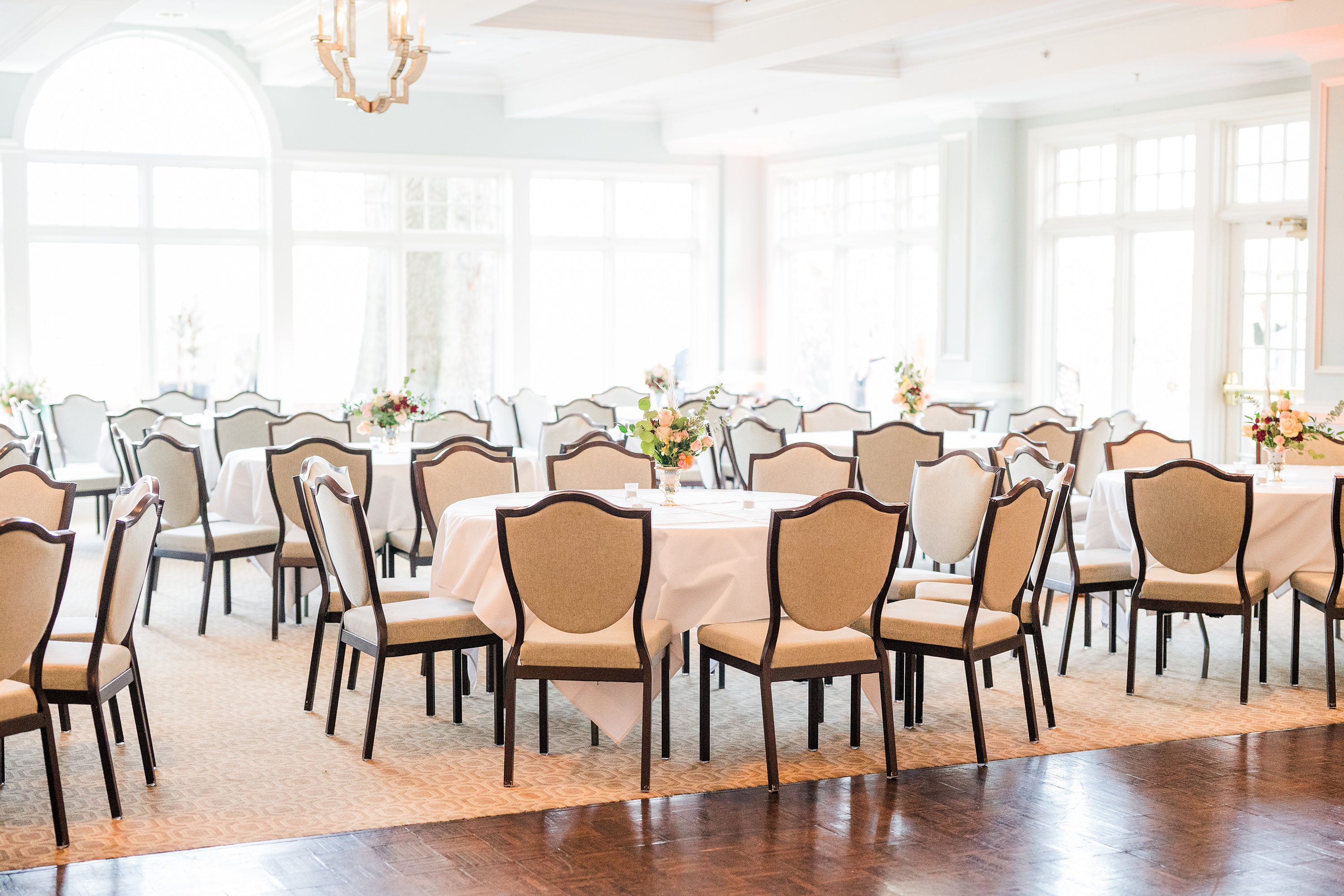 October golf course wedding,Willow Oaks Country Club