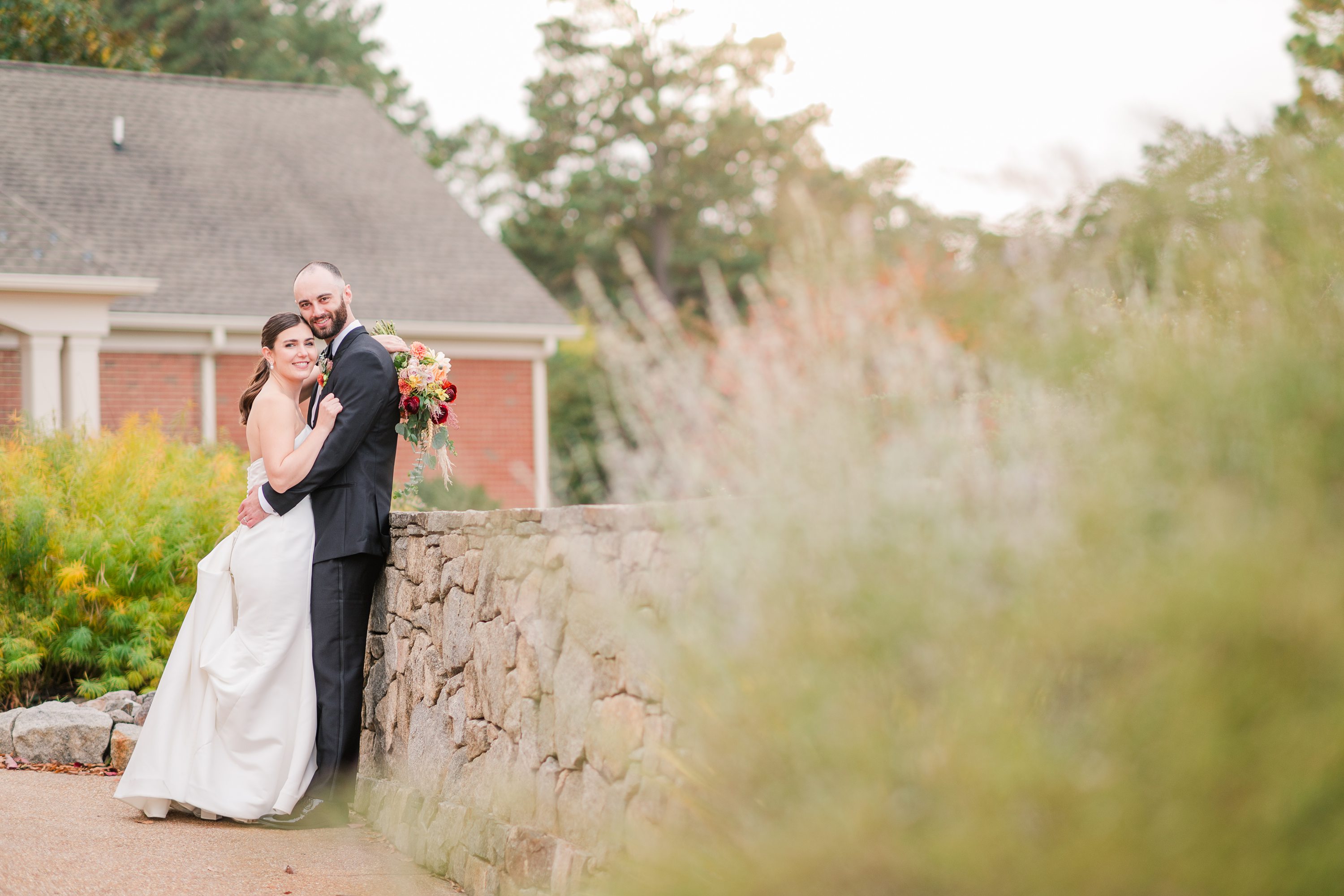 October golf course wedding,Willow Oaks Country Club