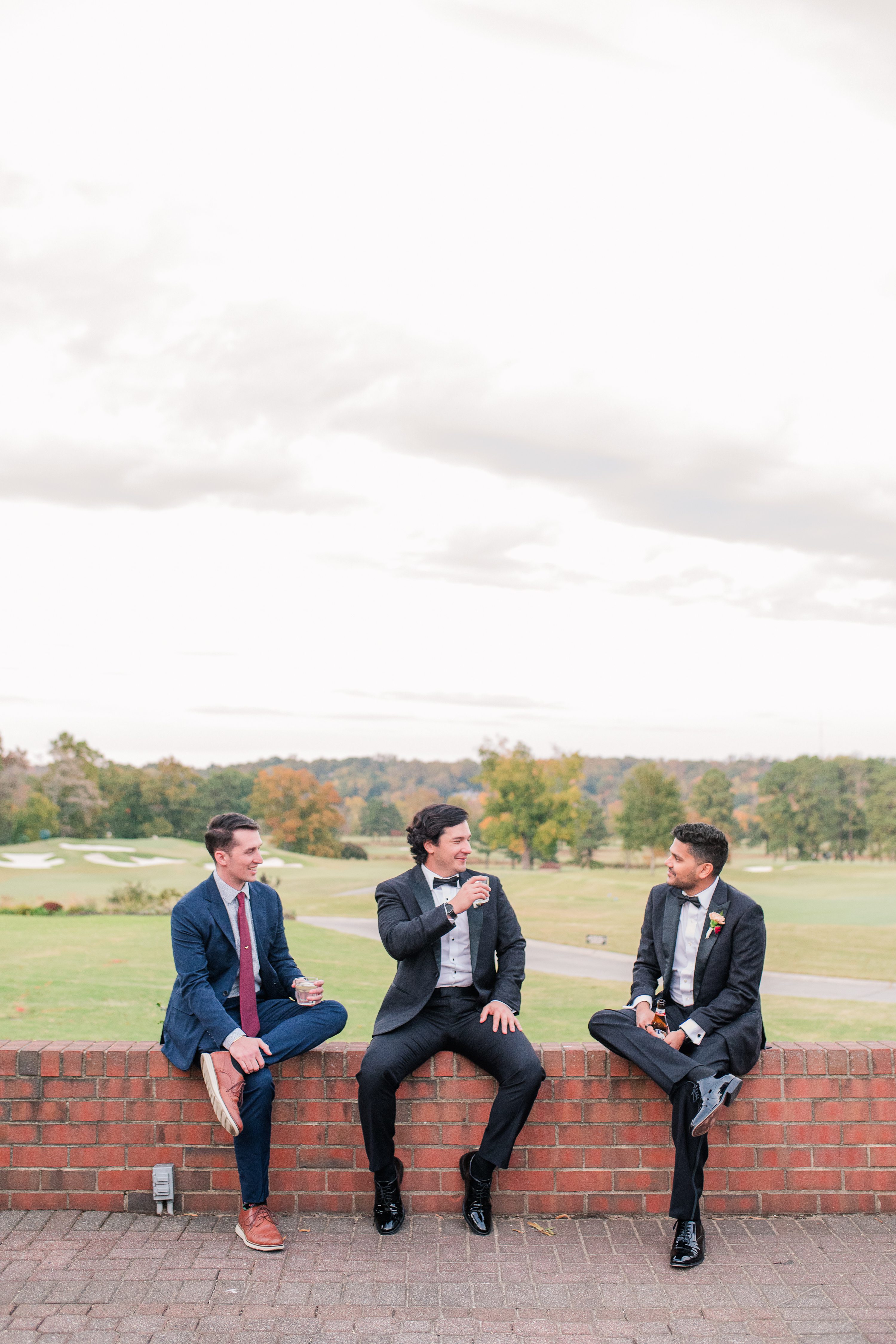 Richmond fall wedding,Golf course Richmond wedding