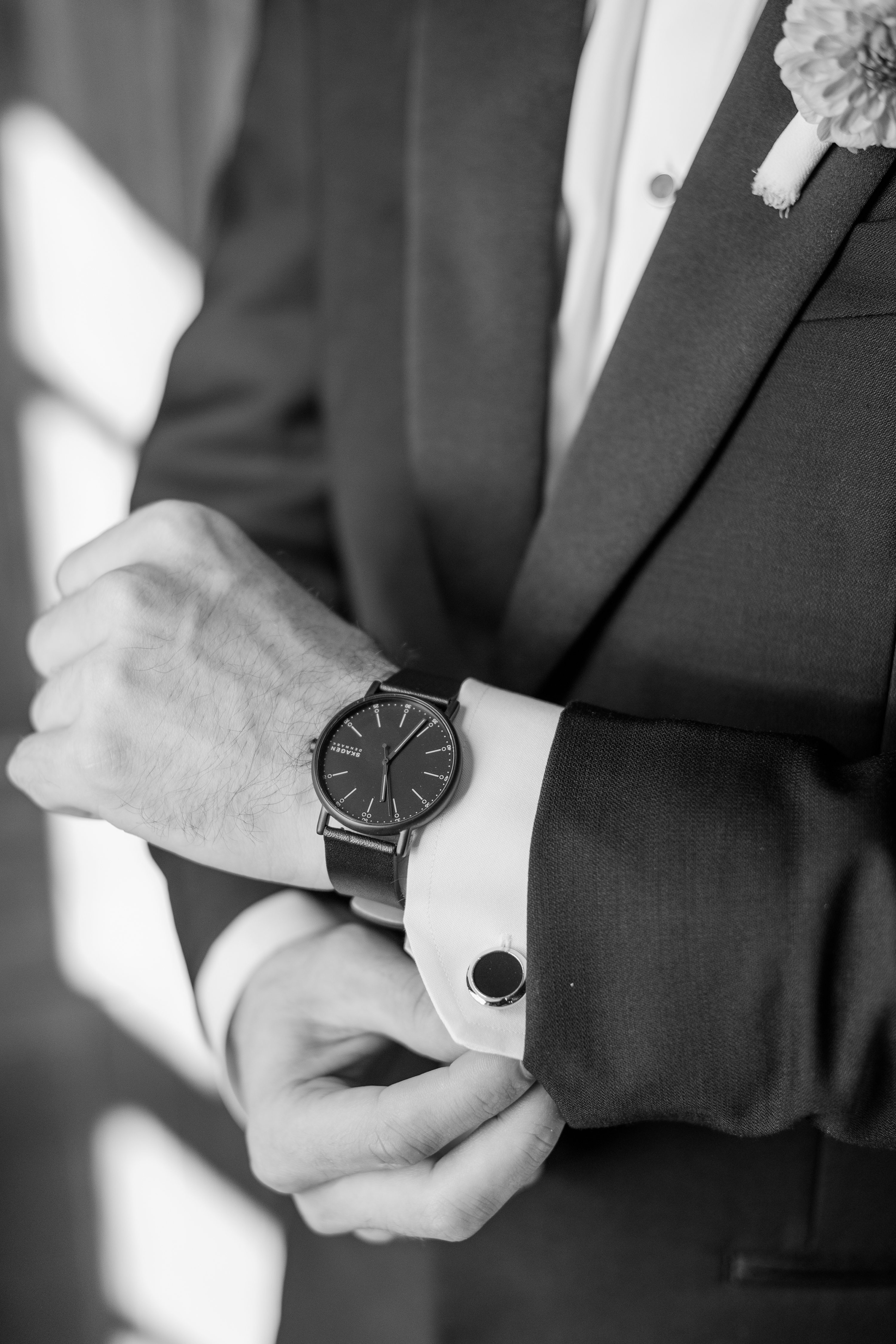 October golf course wedding