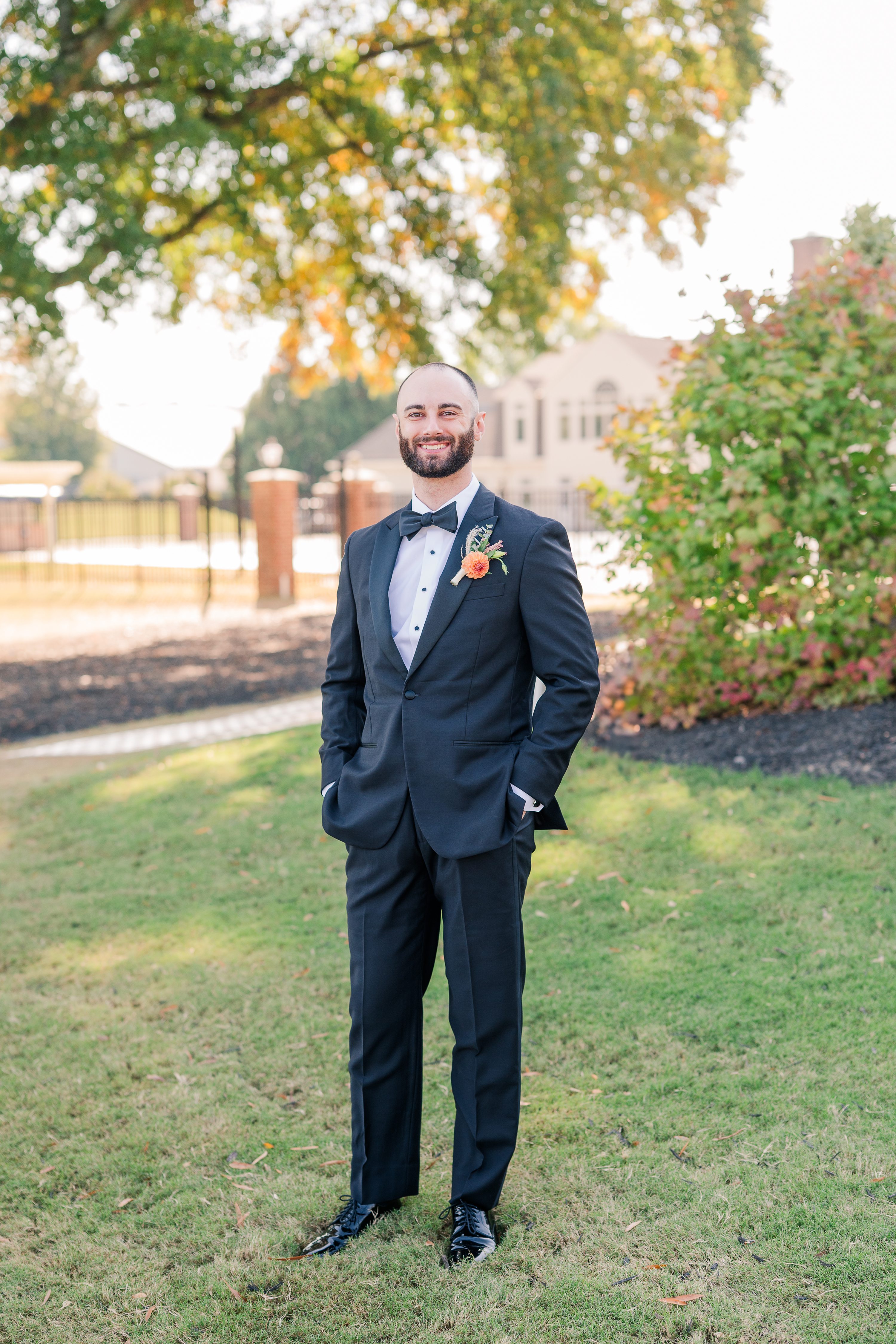 Richmond fall wedding,October golf course wedding