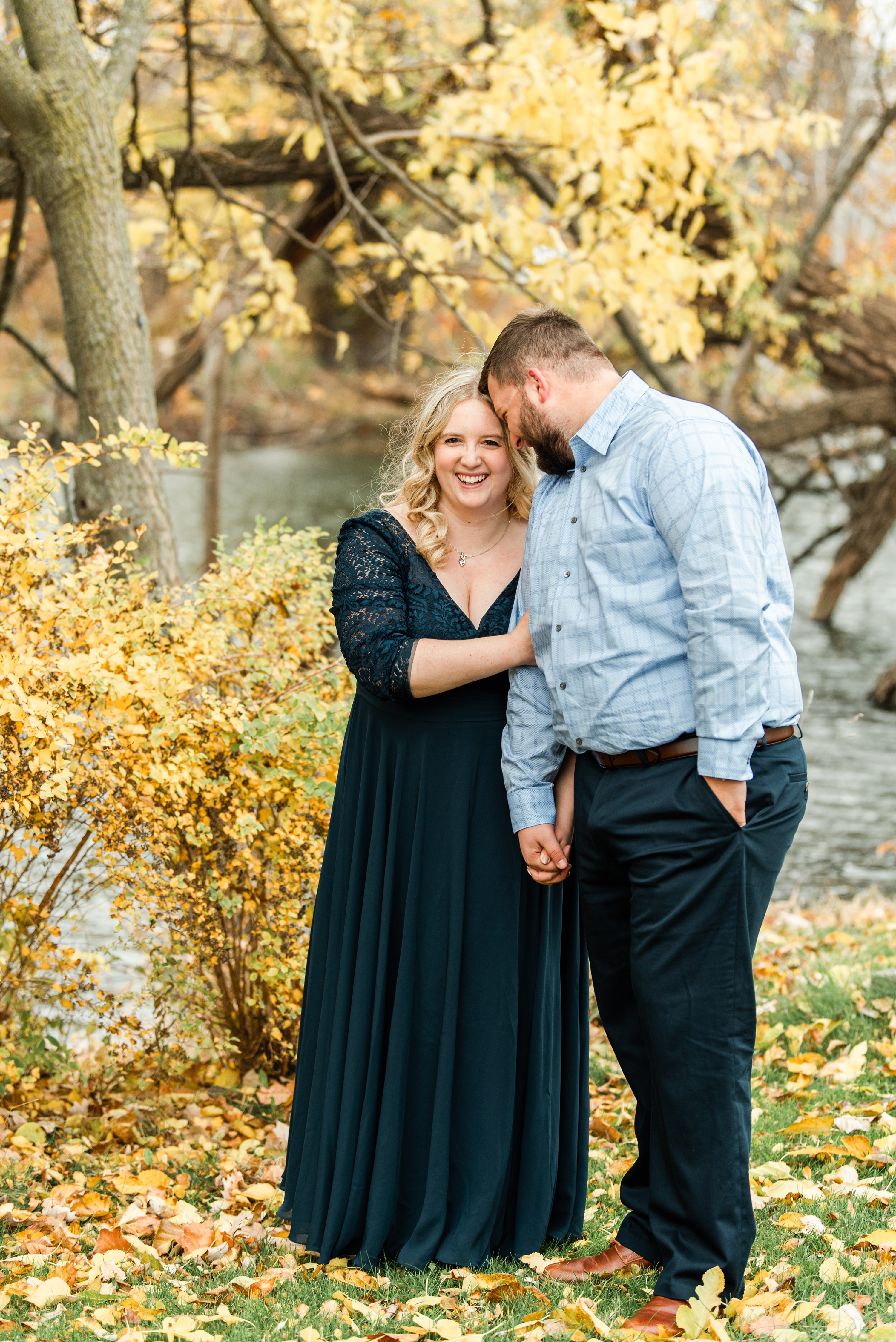 Fall Engagement Photos at Tenney Park in Madison Fall Engagement Photos at Tenney Park in Madison