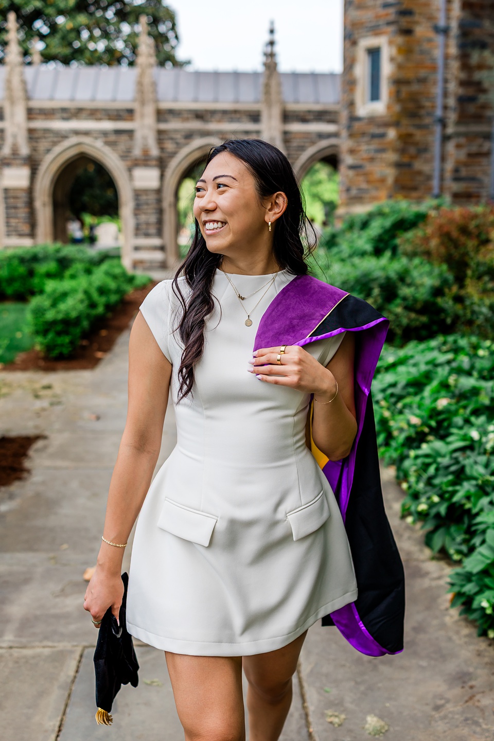 Capturing the Joy of a Duke Law Graduate | Duke Graduation Photographer