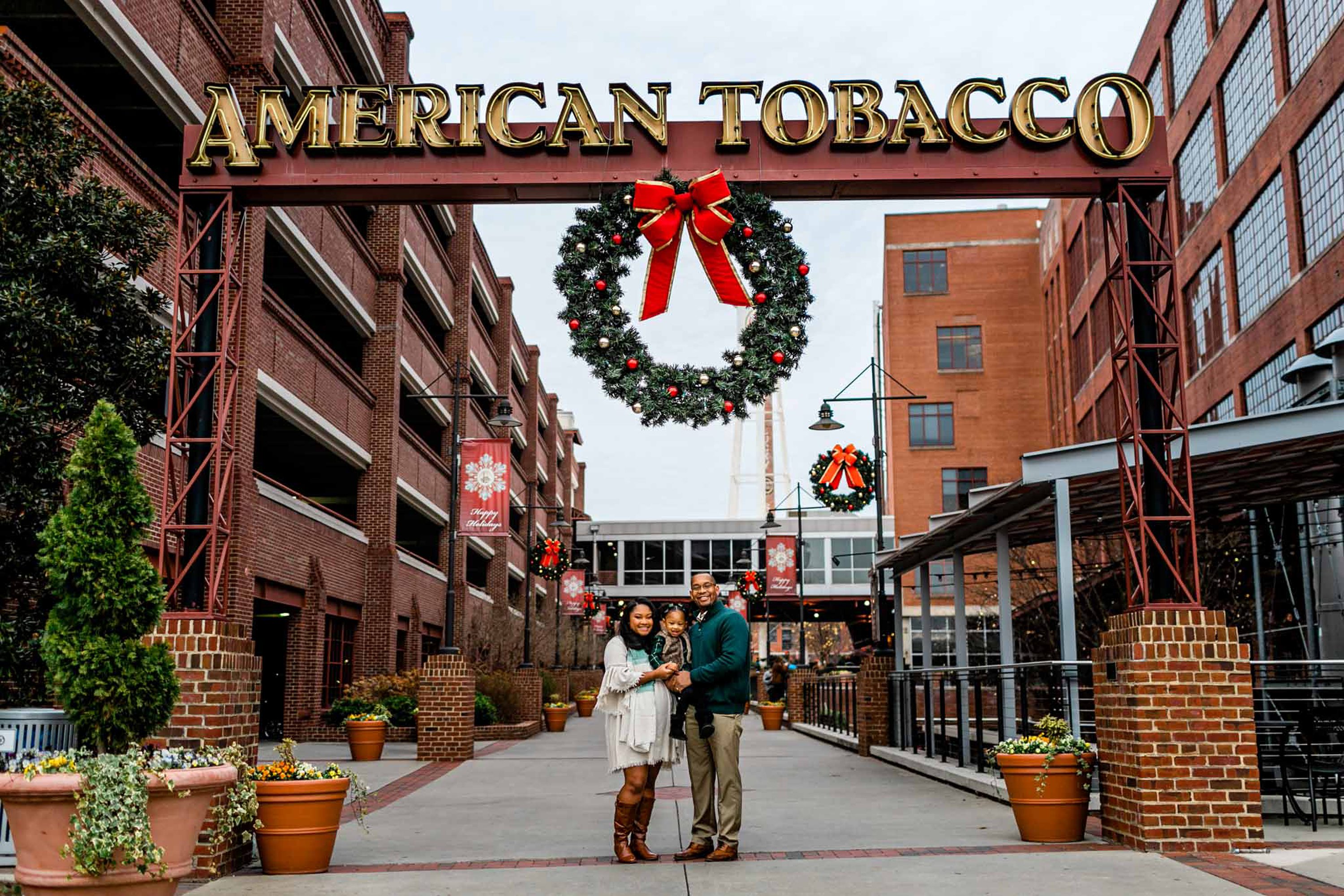 A Festive Family Shoot at American Tobacco Campus